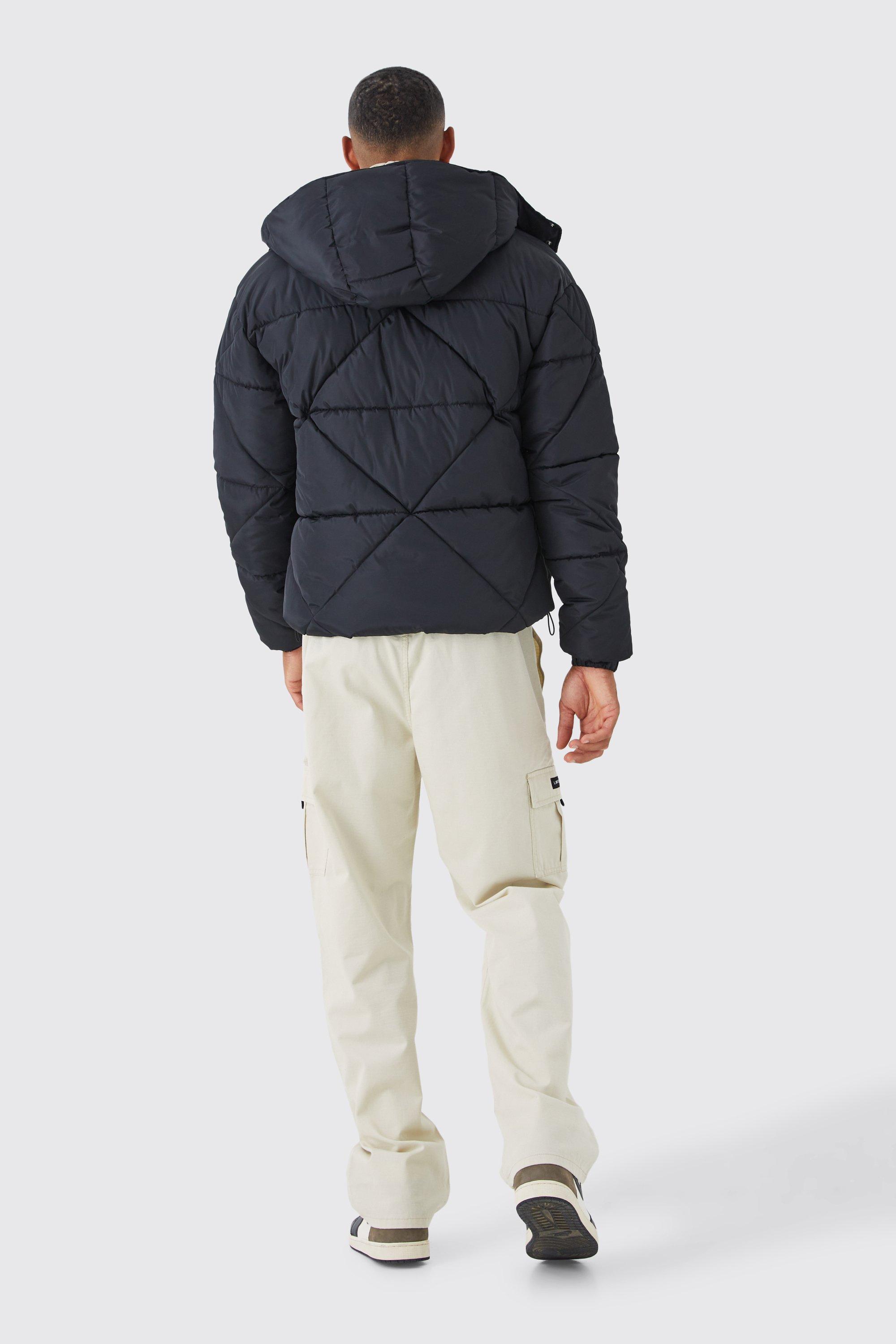 Abstract Quilted Puffer