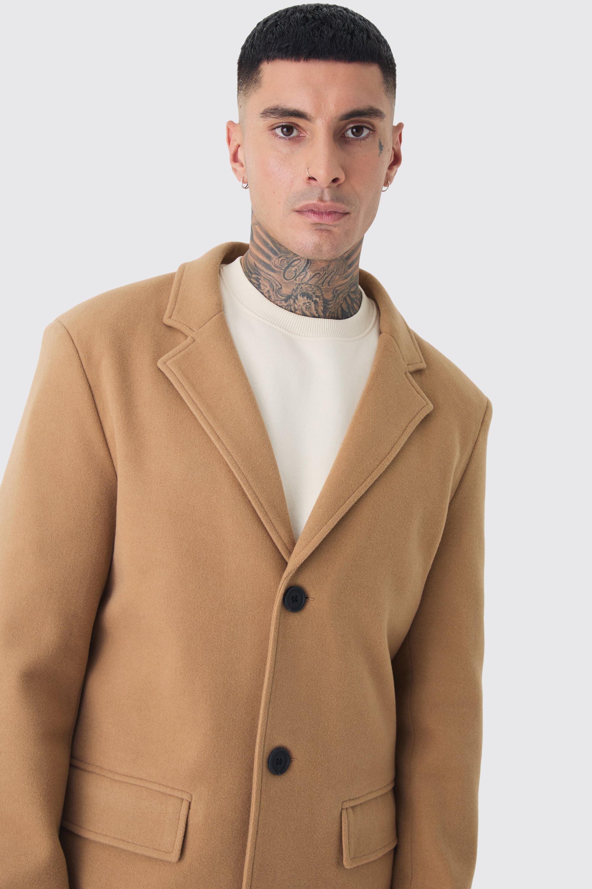 Mens tall hotsell wool coat