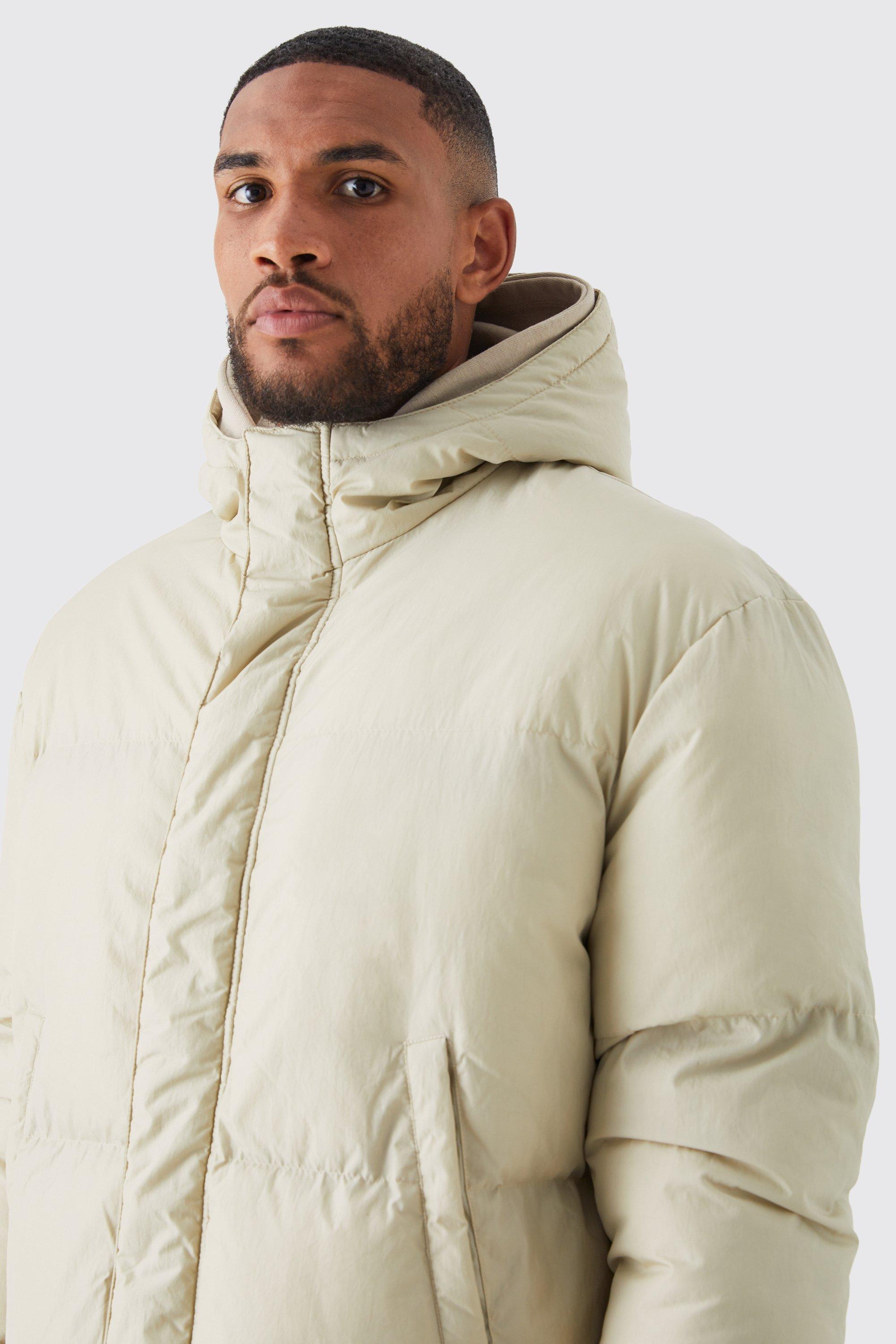 Longline Hooded Puffer Jacket