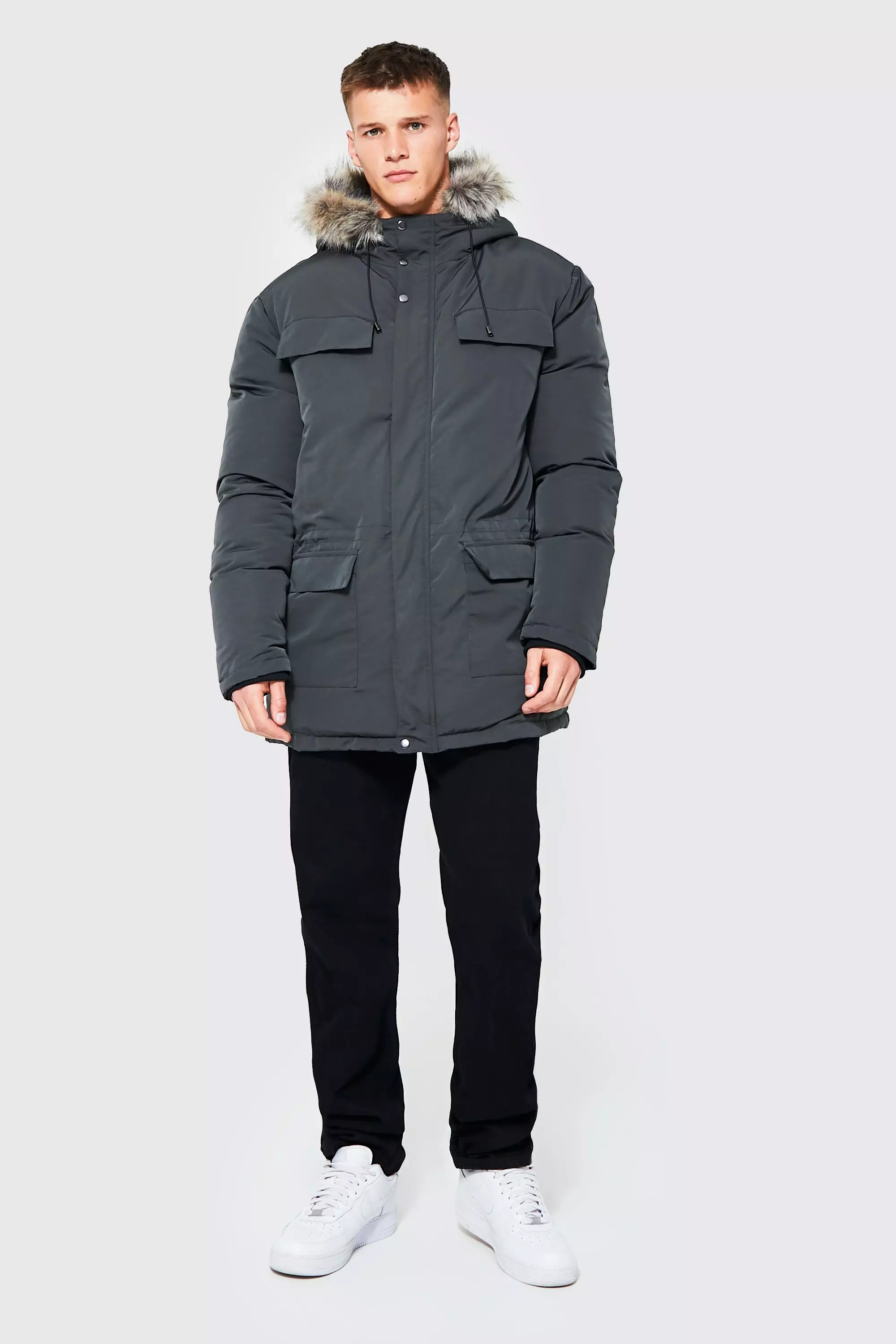 Calvin klein jeans mens reflective arctic parka on sale