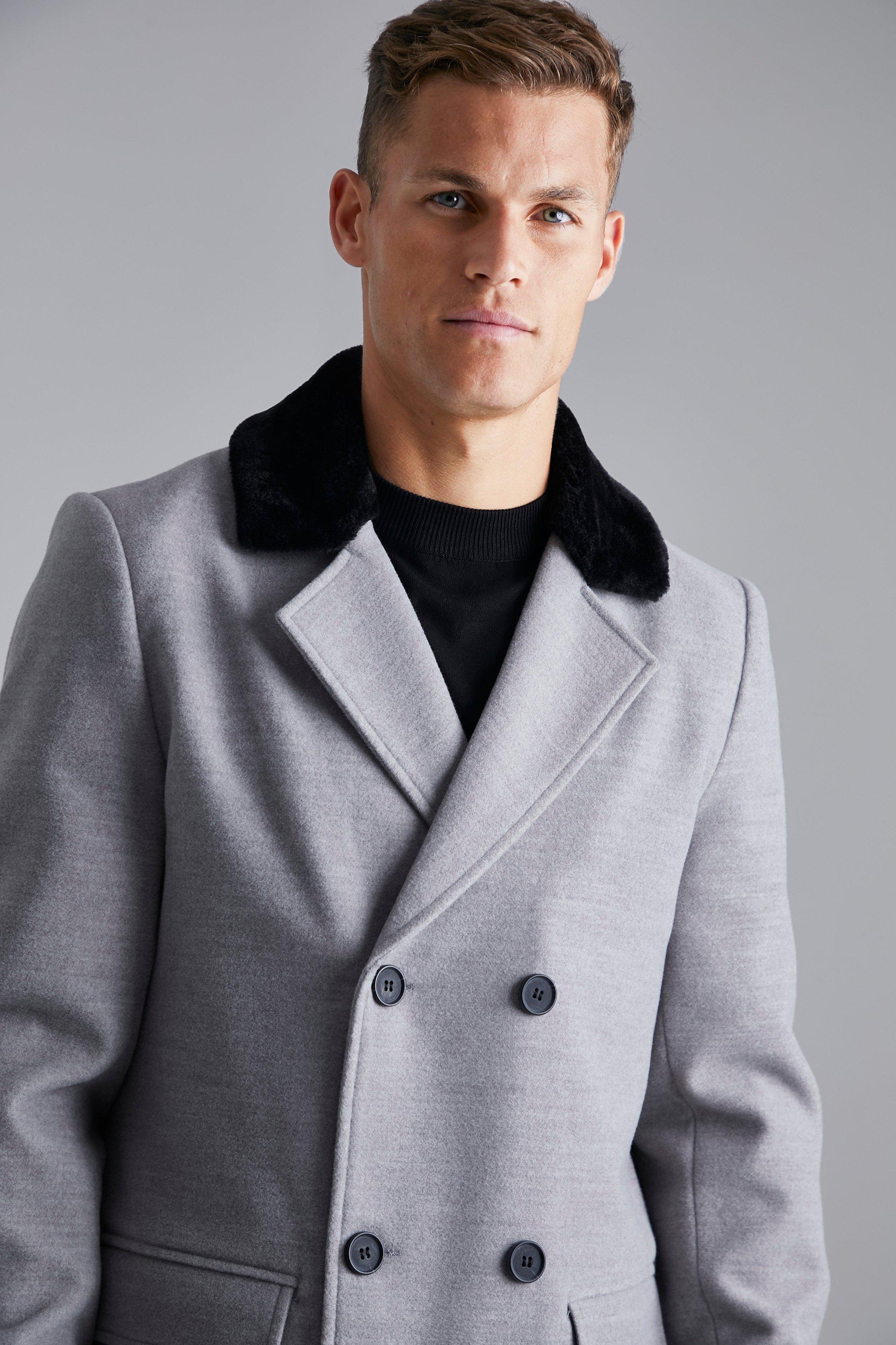 Boohoo manteau homme hot sale