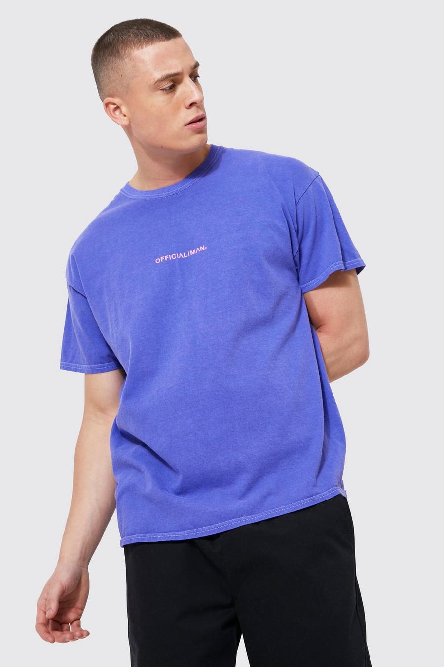 Purple Official Man Overdye T-shirt image number 1
