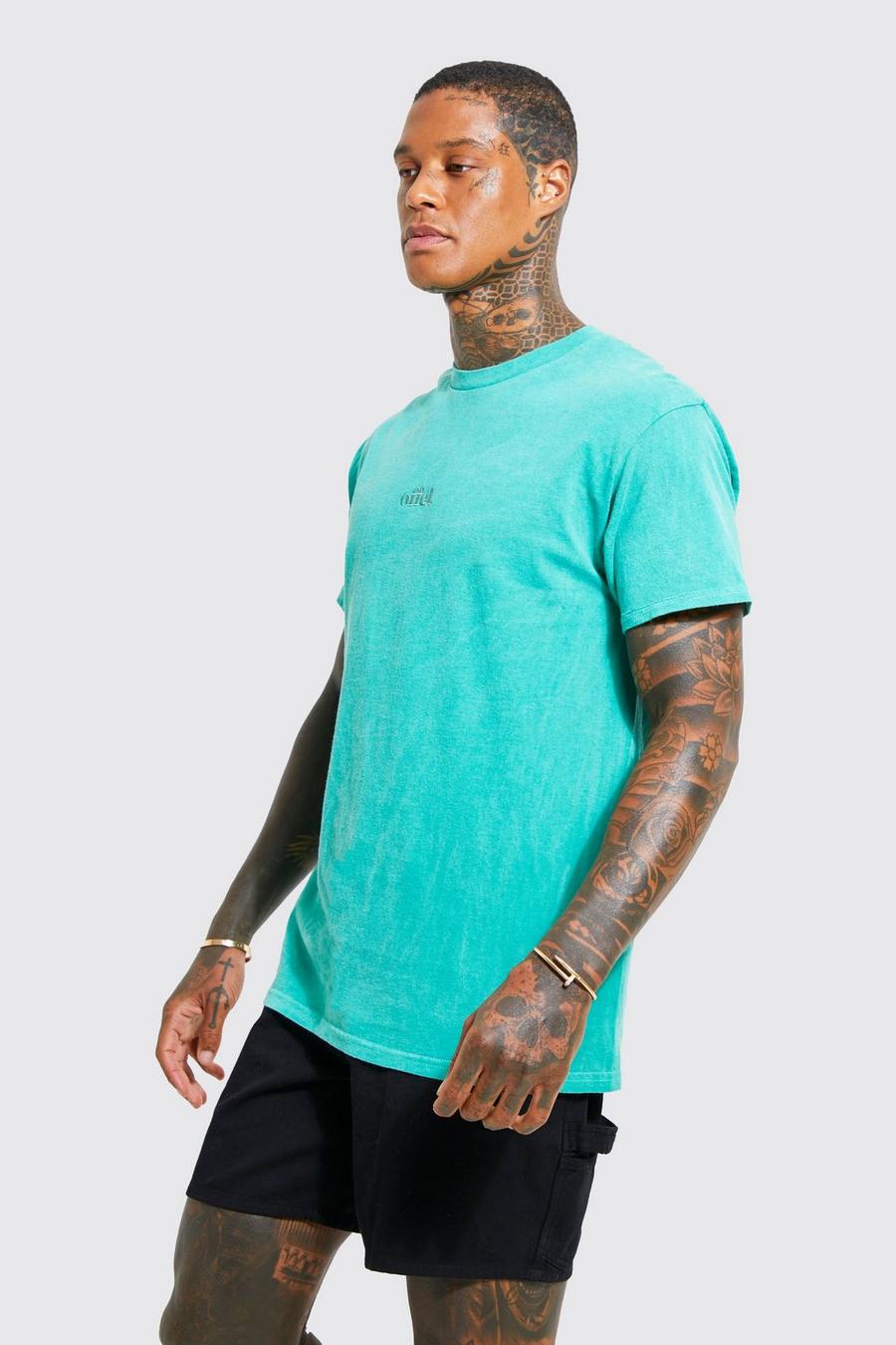 Green Official Man Overdye T-shirt image number 1
