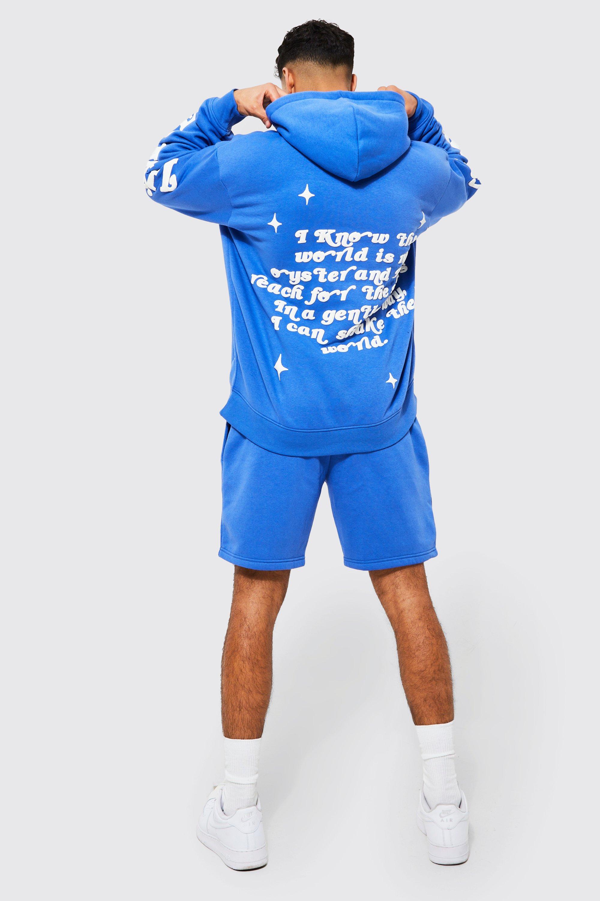 Oversized Official Worldwide Short Tracksuit | boohoo USA