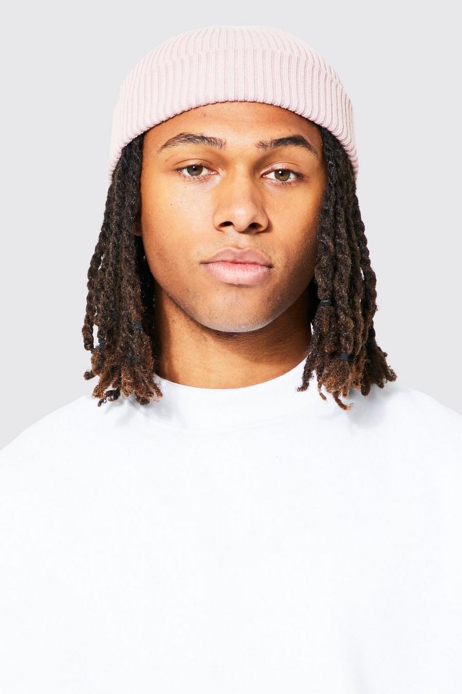 Pink Acid Washed Micro Beanie image number 1