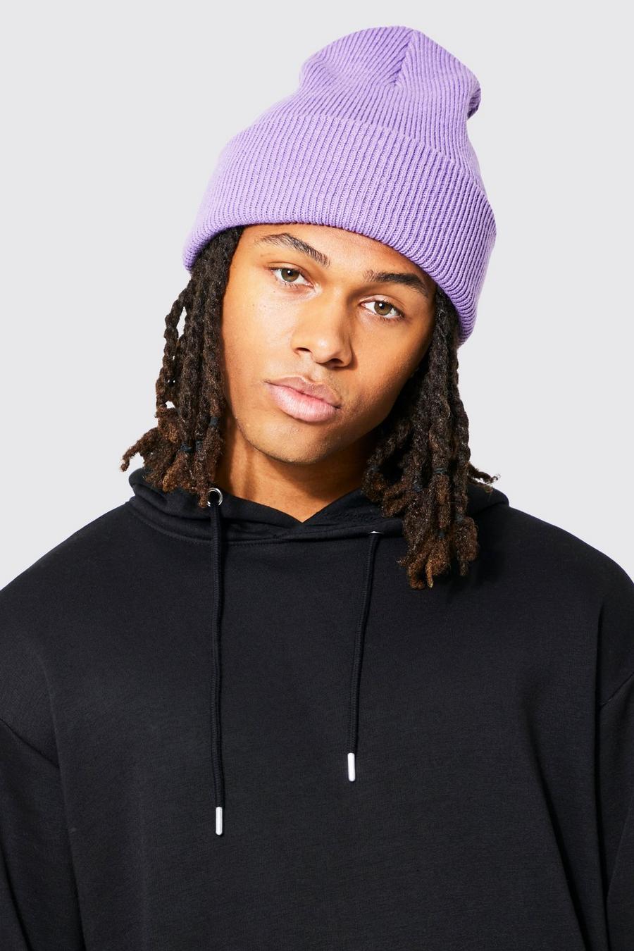 Oversize Beanie, Lilac violett image number 1