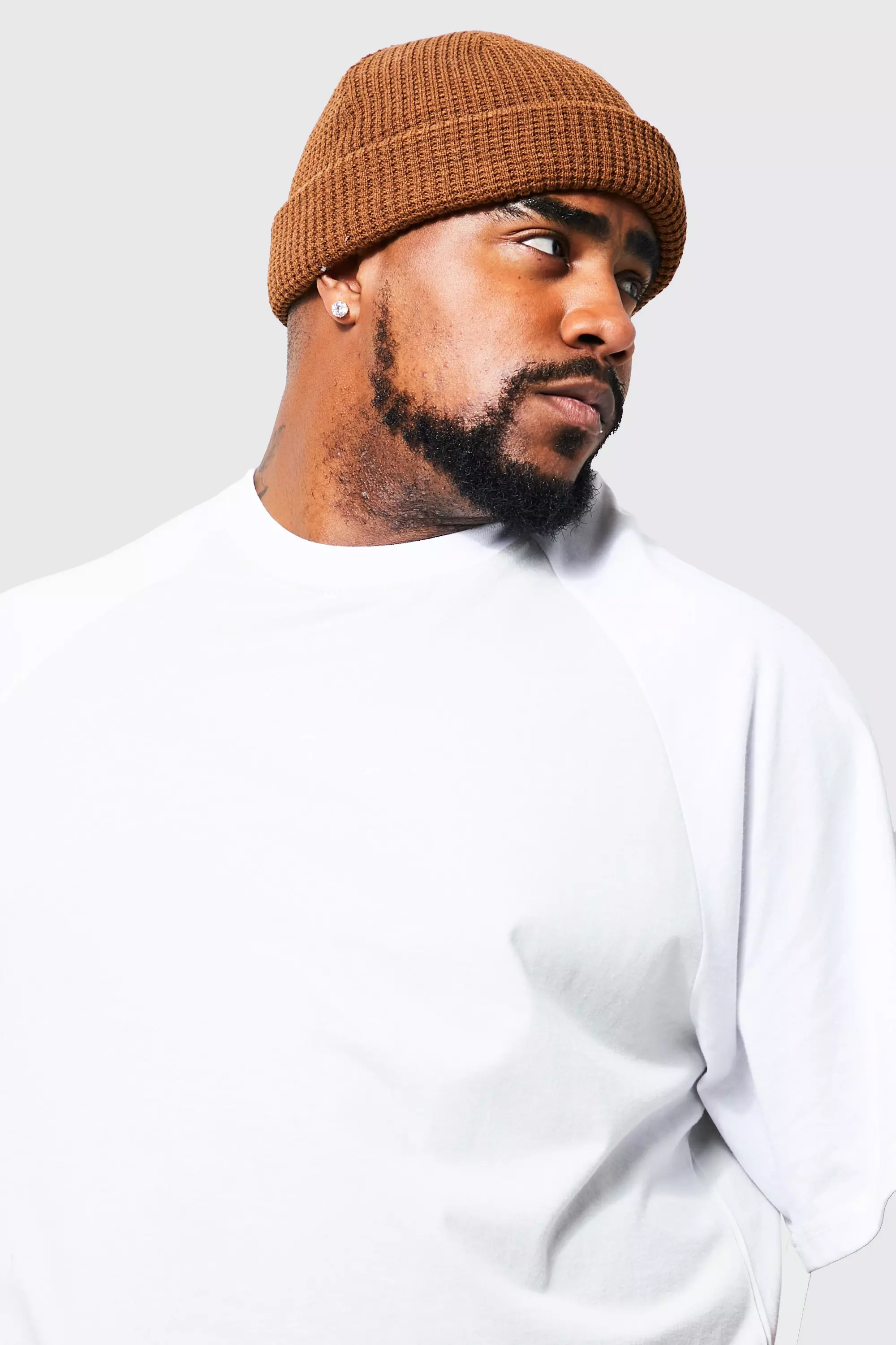 Brown Waffle Micro Beanie alternative image