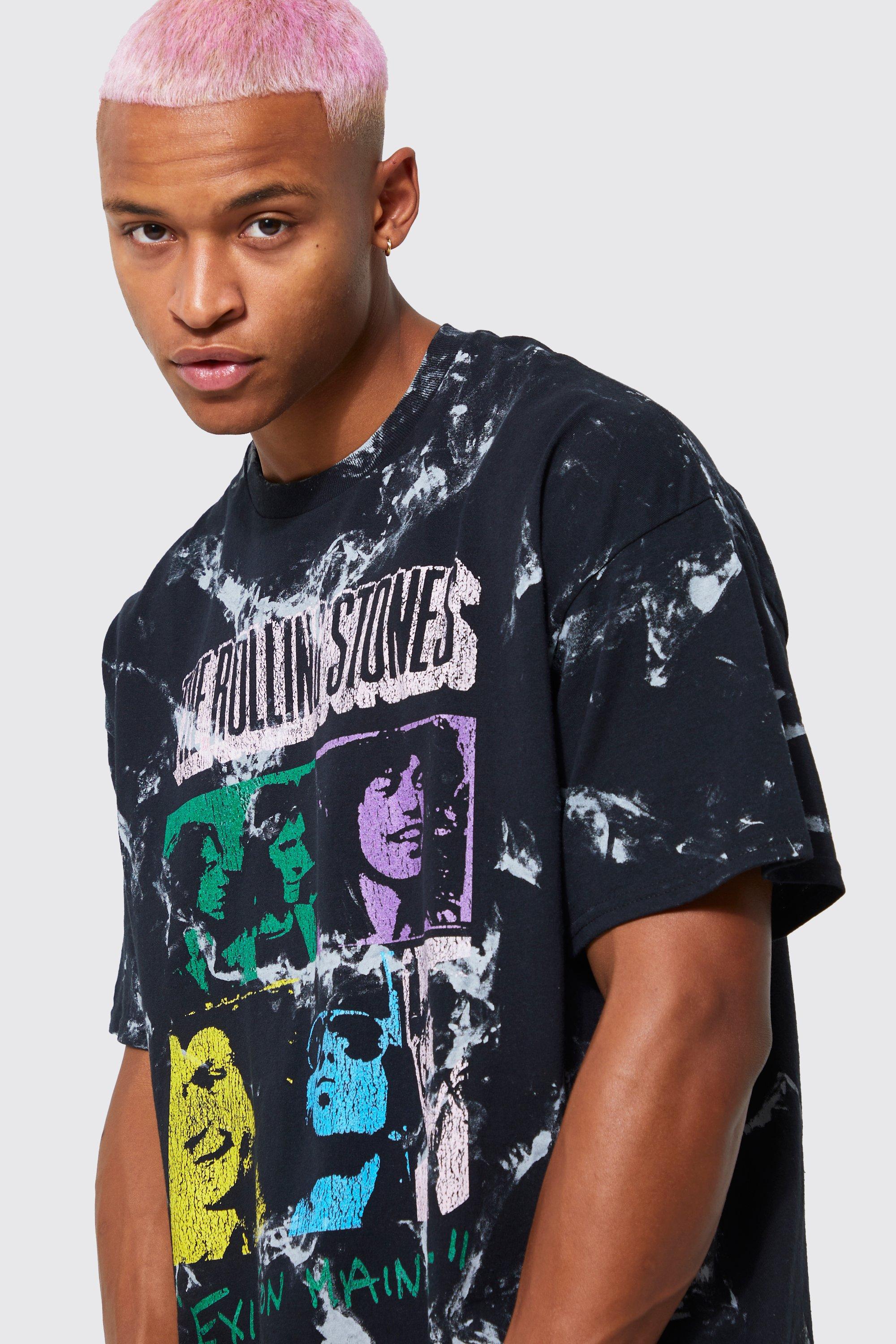 Rolling stones deals tie dye shirt