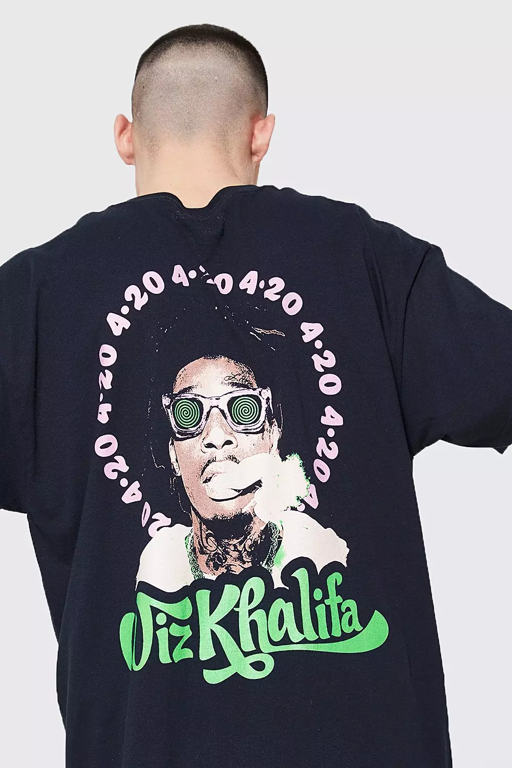 Oversized Wiz Khalifa License T-shirt
