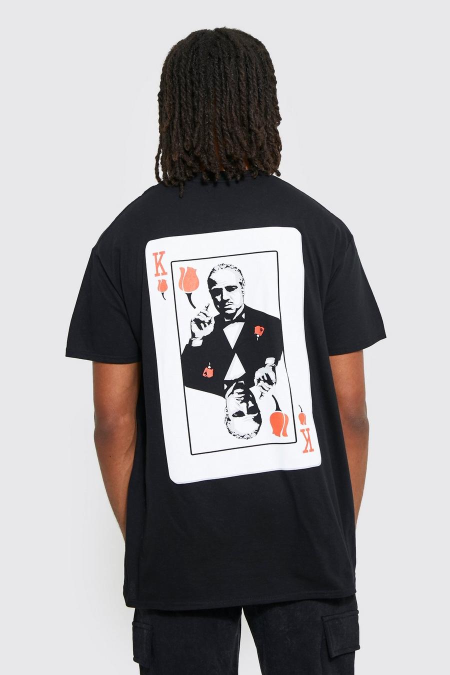 Black svart The Godfather Oversize t-shirt image number 1