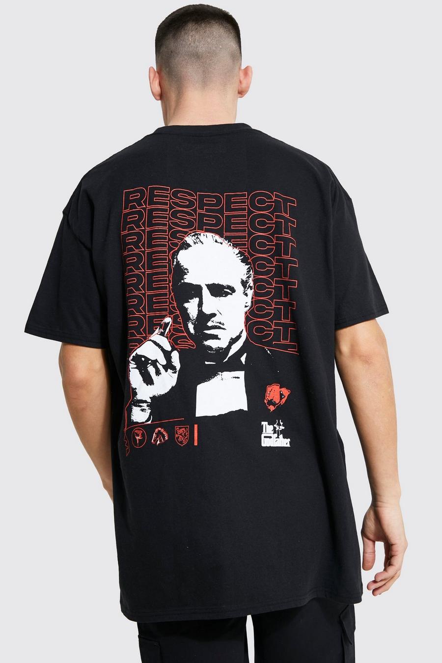 Black The Godfather License T-shirt image number 1
