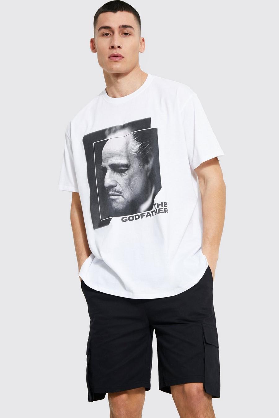 White weiß The Godfather License T-shirt