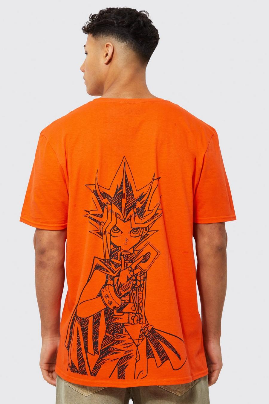 Orange Yu-gi-oh License T-shirt image number 1