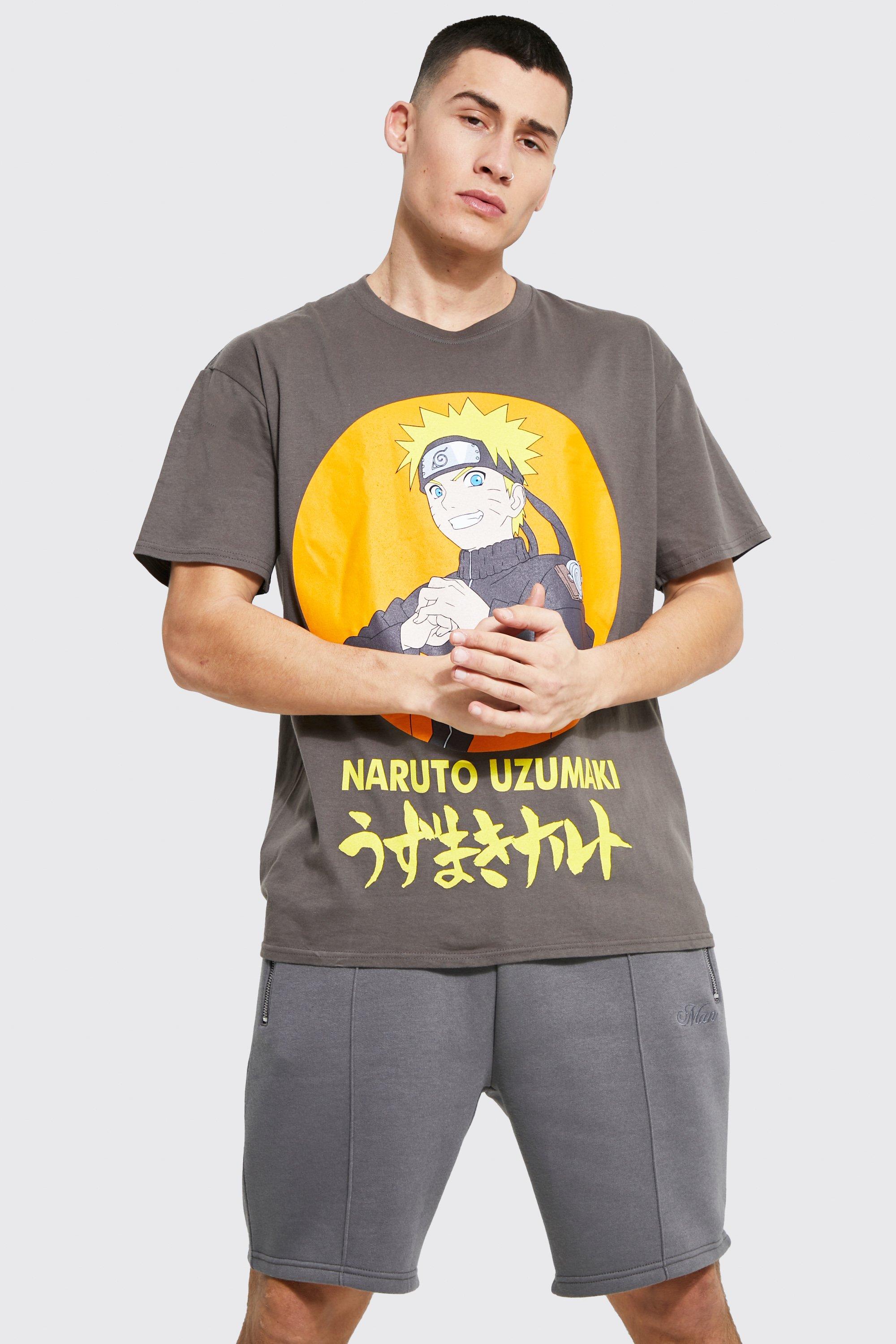 Alice Fellow vores Men's Naruto License T-shirt | Boohoo UK