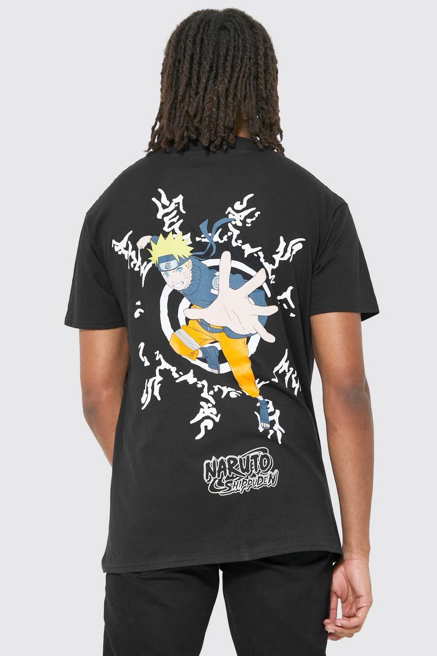 Black Naruto License T-shirt image number 1