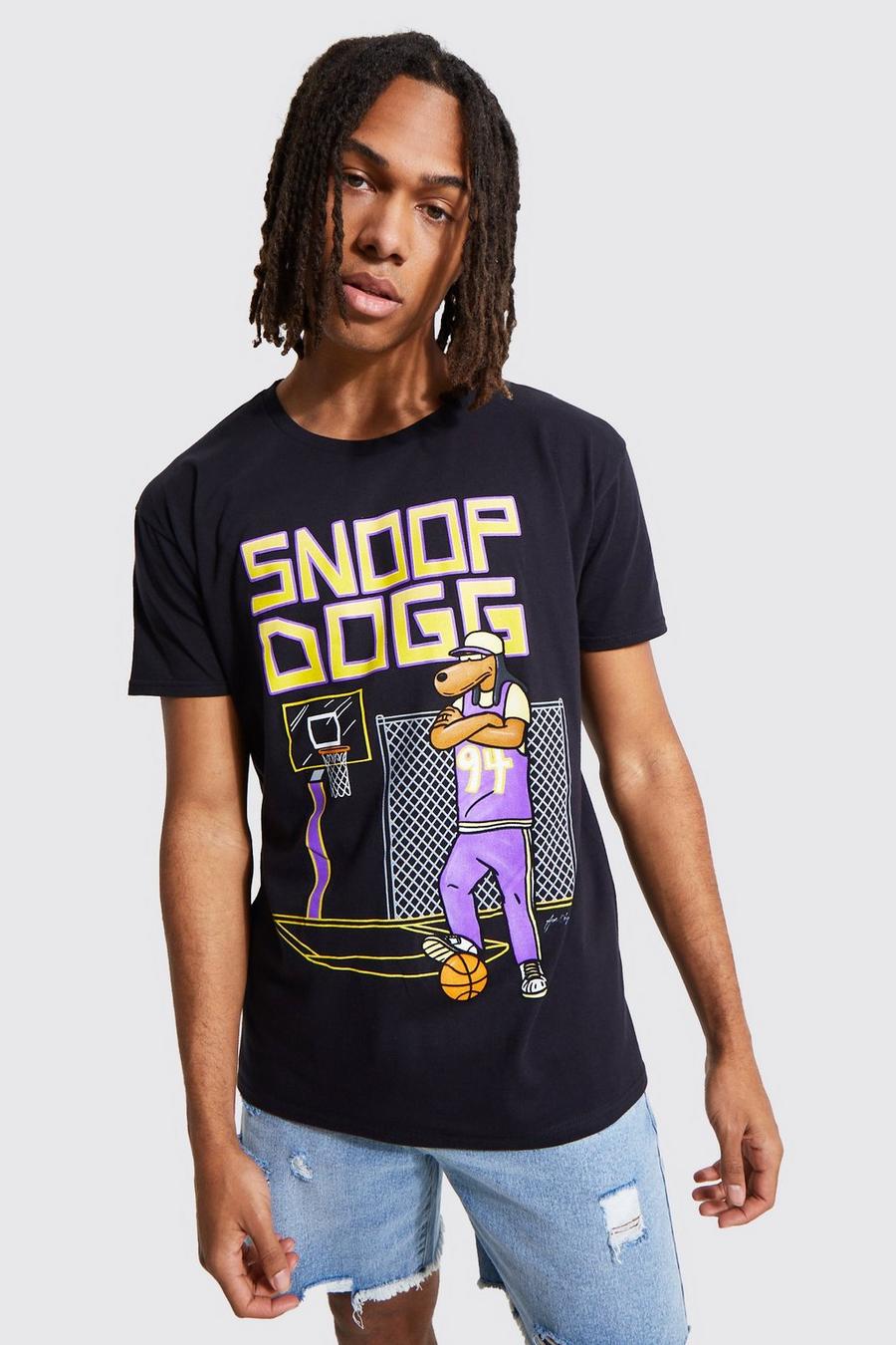 T-shirt oversize ufficiale Snoop Dogg, Black negro