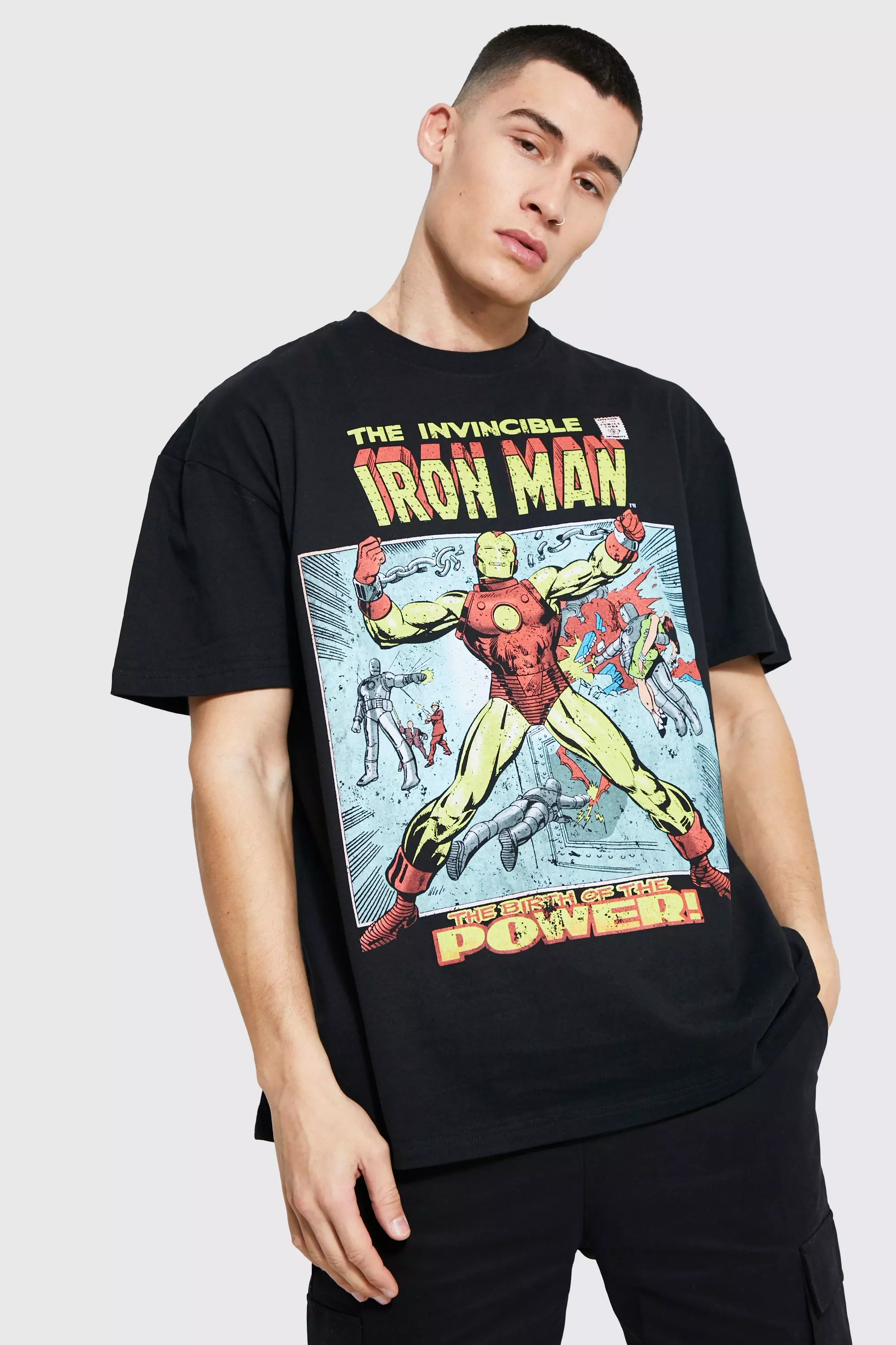 iron man comic shirt