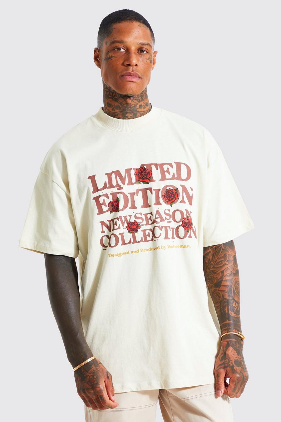 Camiseta oversize Limited Edition, Sand image number 1
