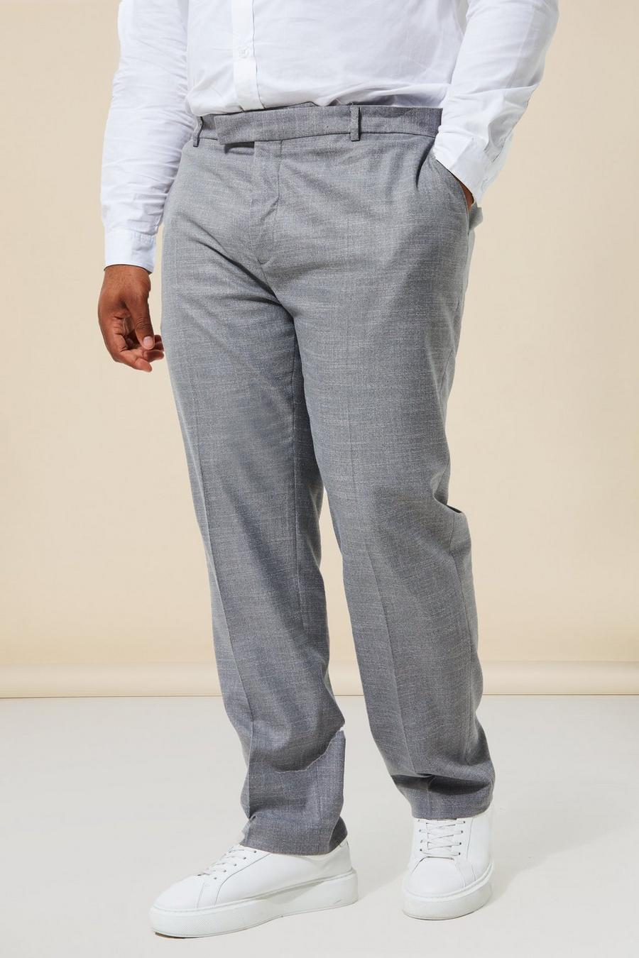Grey Plus Slim Suit Trouser image number 1