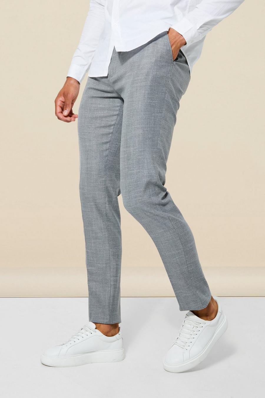 Grey grigio Tall Slim Suit Trouser