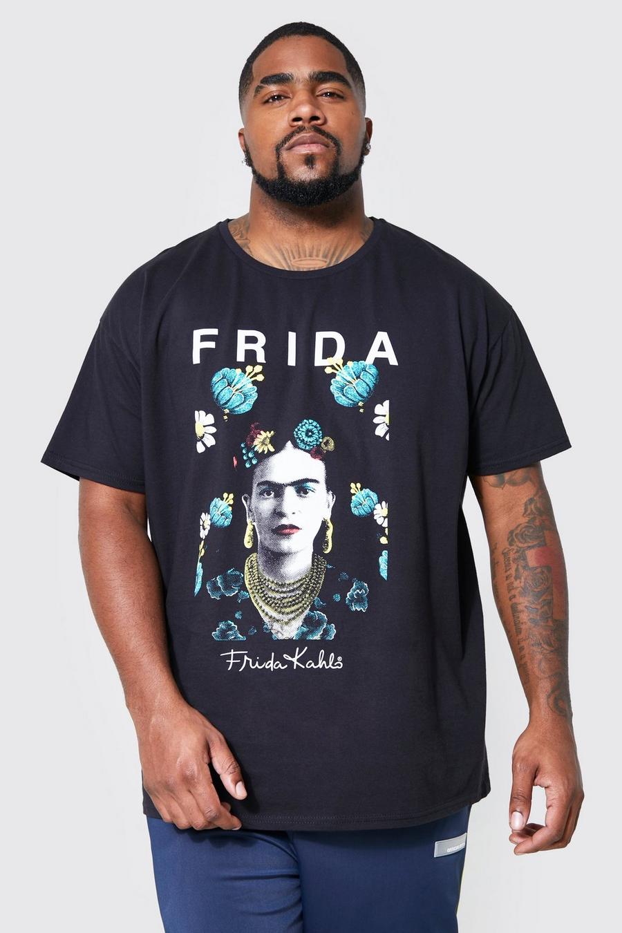 Black Plus Frida Art License T-shirt
