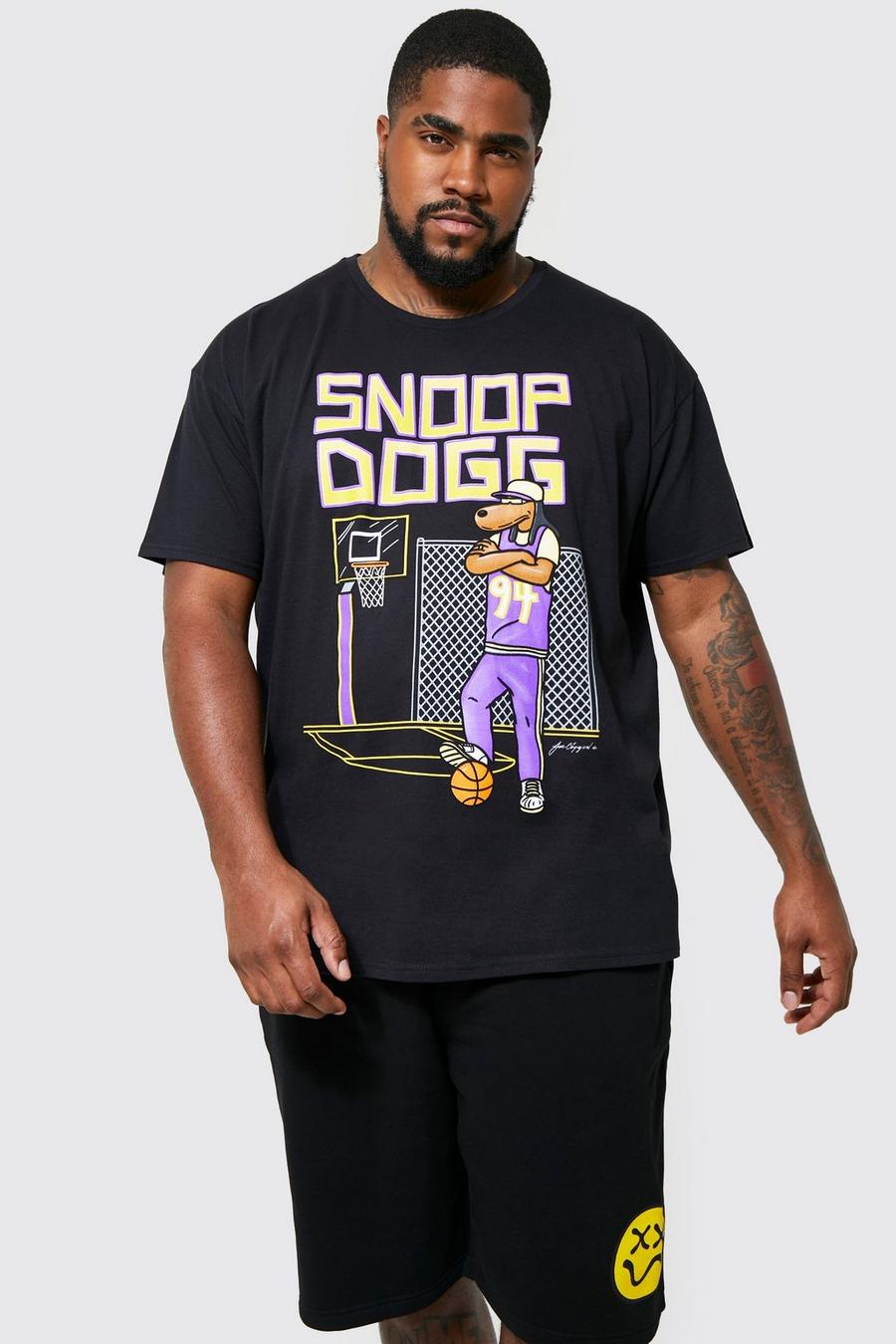 T-shirt Plus Size da basket ufficiale Snoop Dog, Black negro image number 1