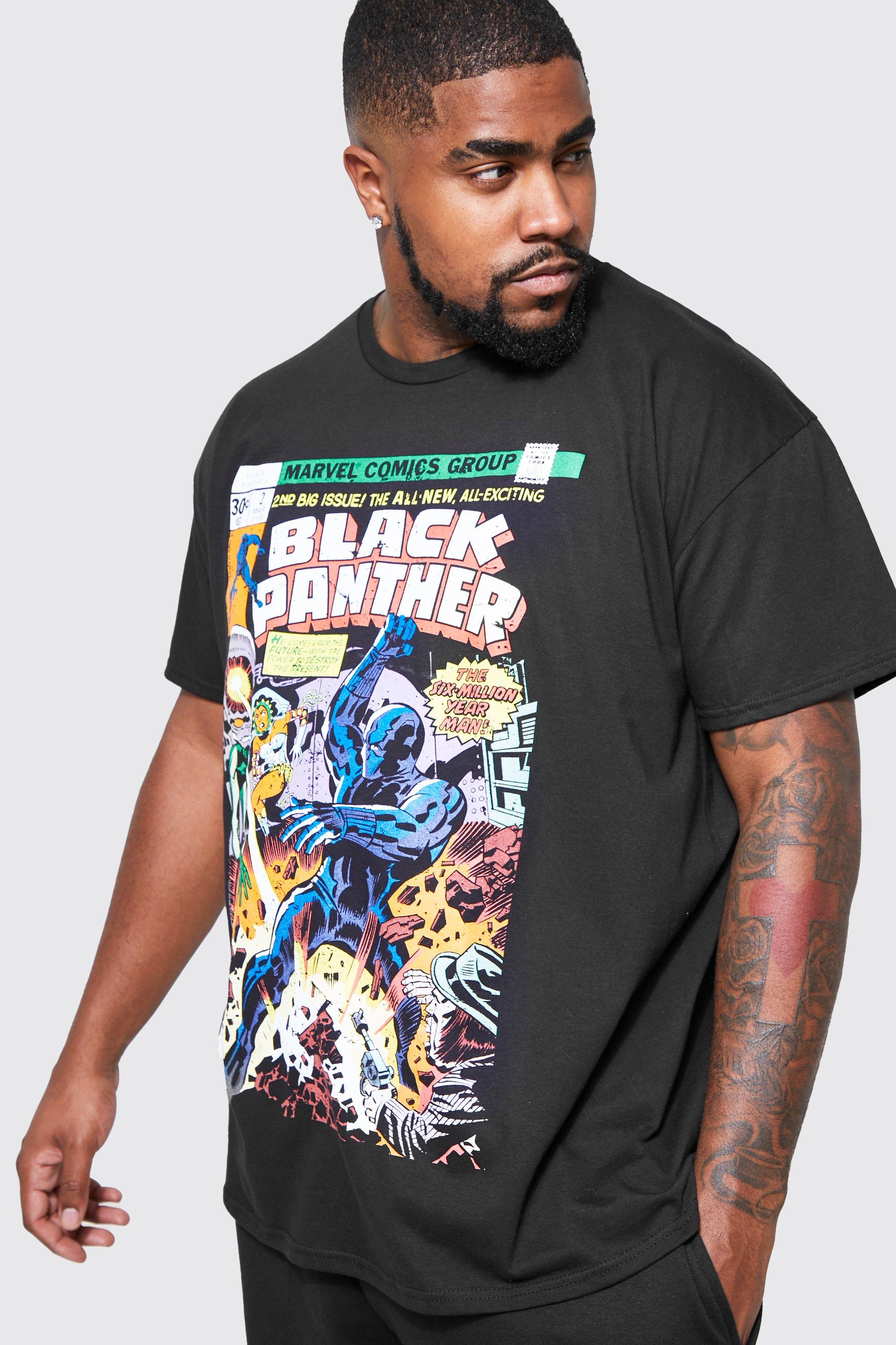 Mens black best sale panther t shirt