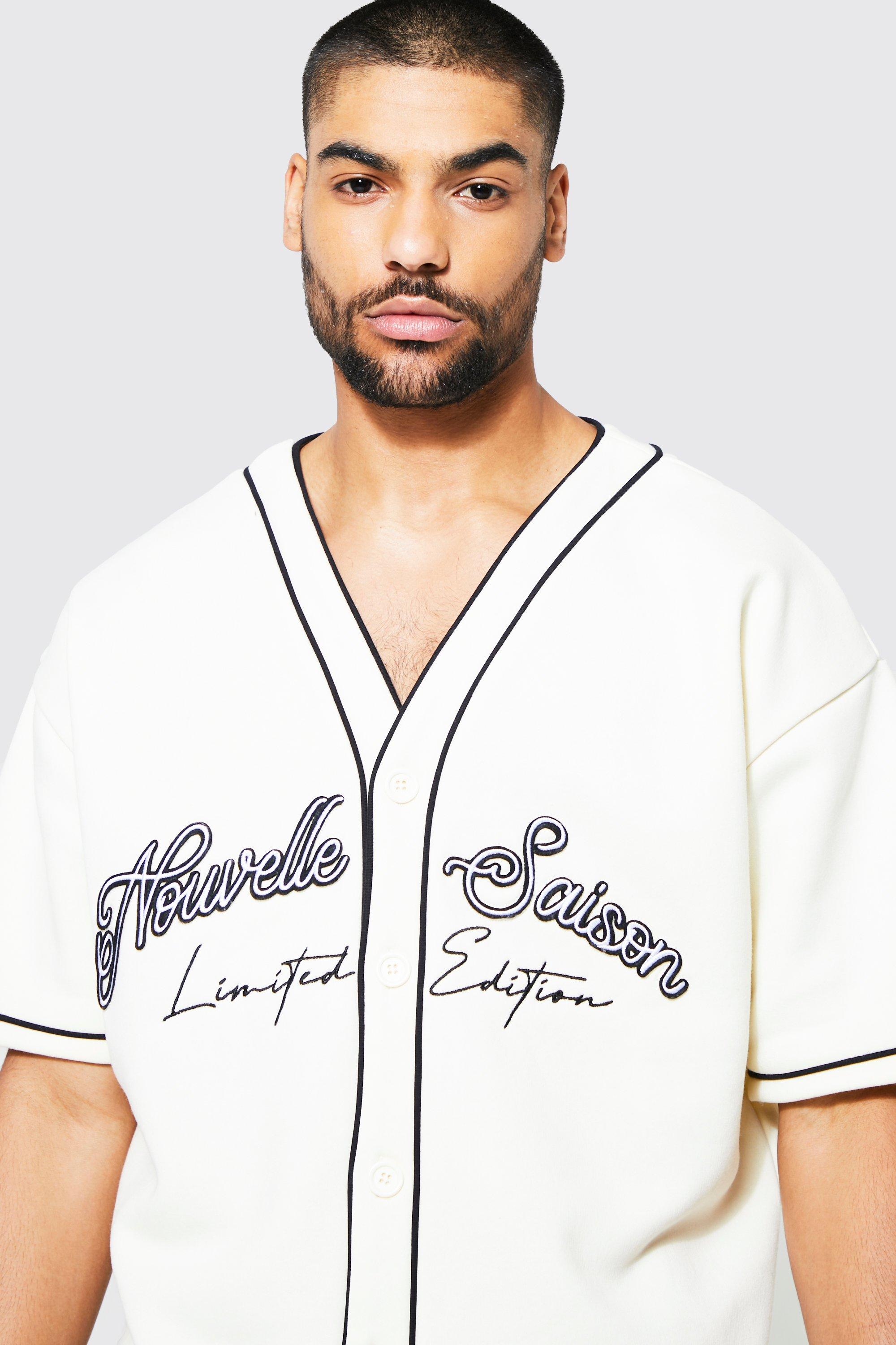 Baseball T-shirt With Piping Detail