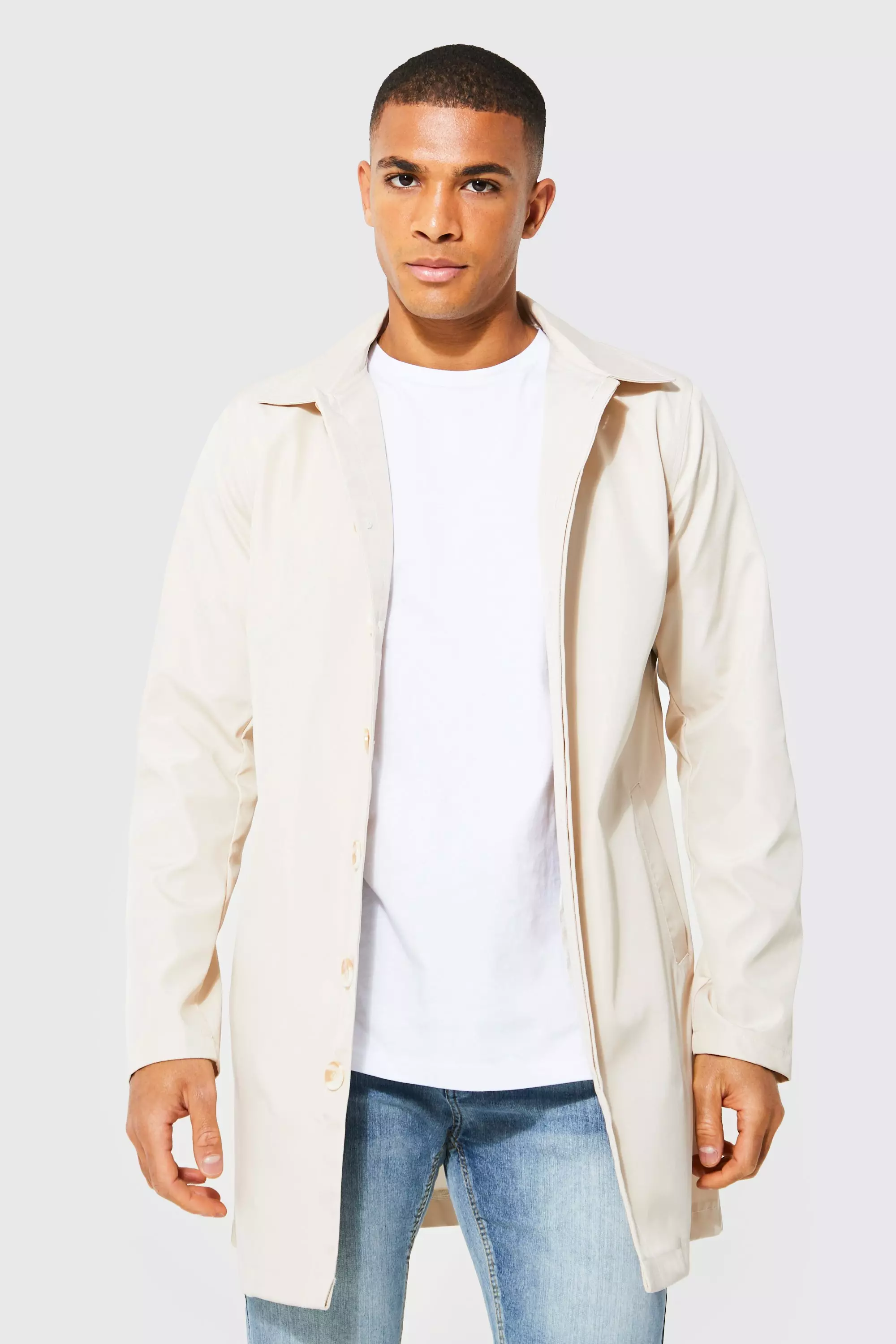 Smart Single Breasted Trench Mac