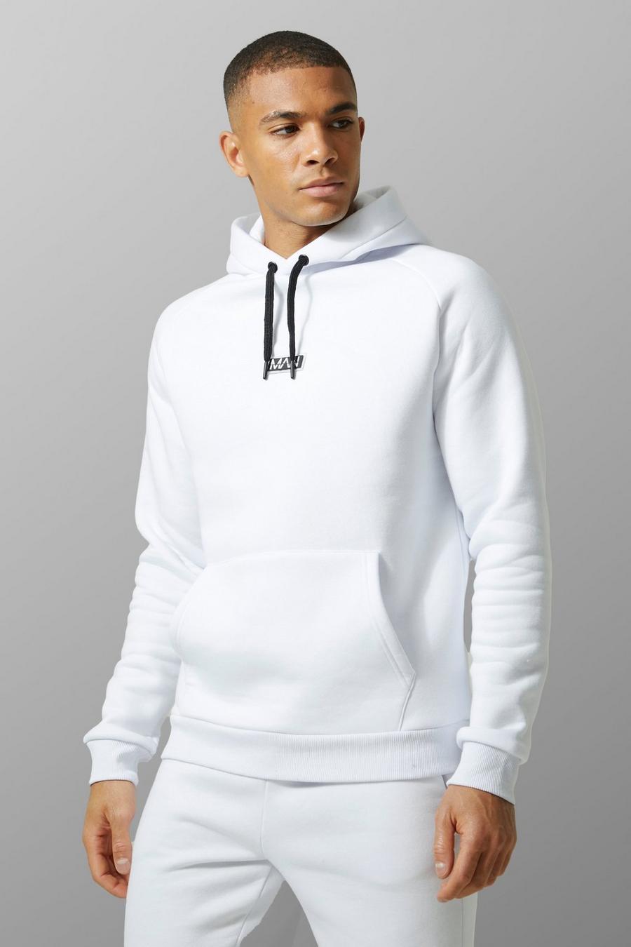 White Man Active Training Over The Head Hoodie
