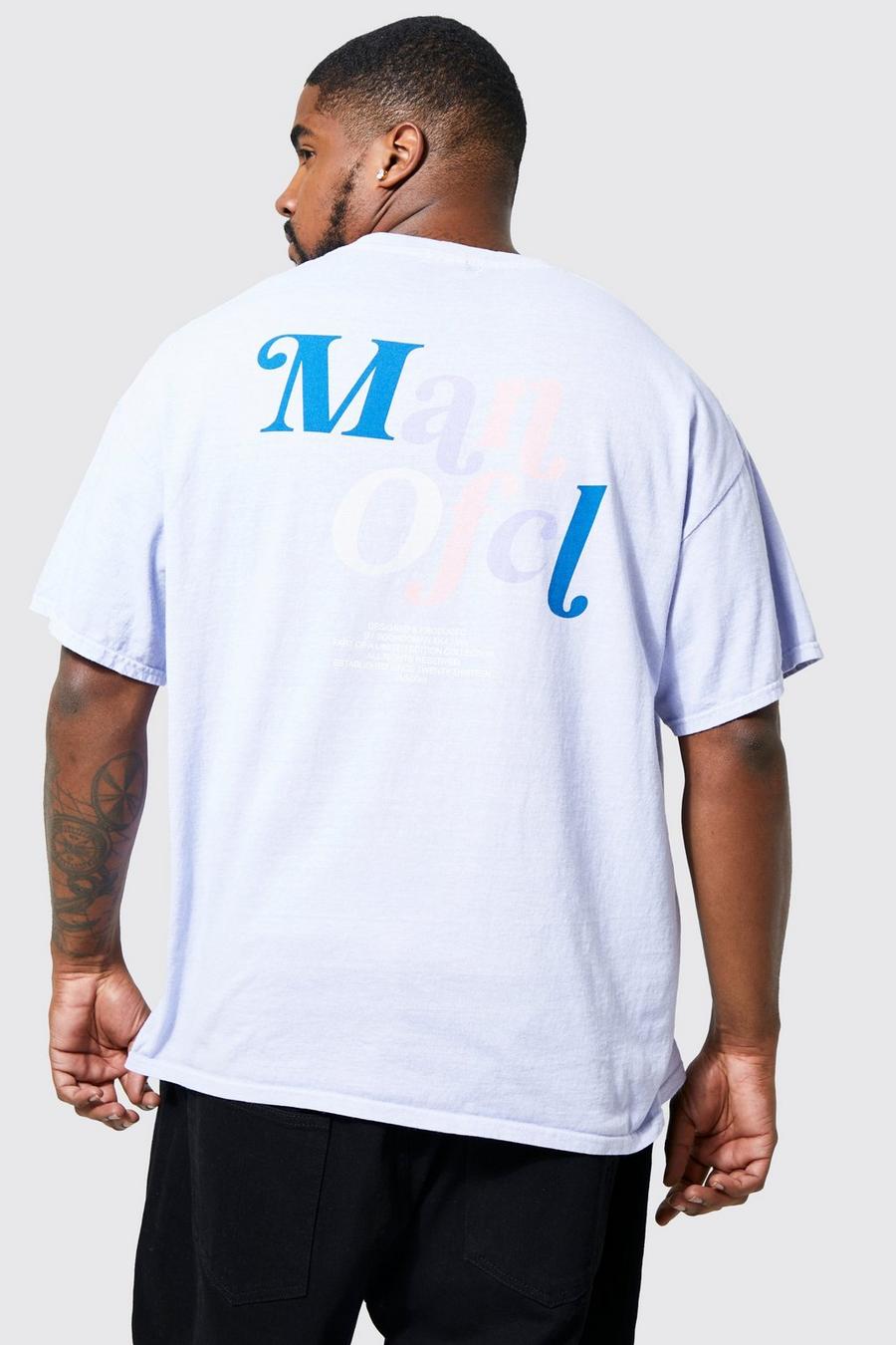 Lilac Plus Overdye Man Official T-Shirt Met Print image number 1