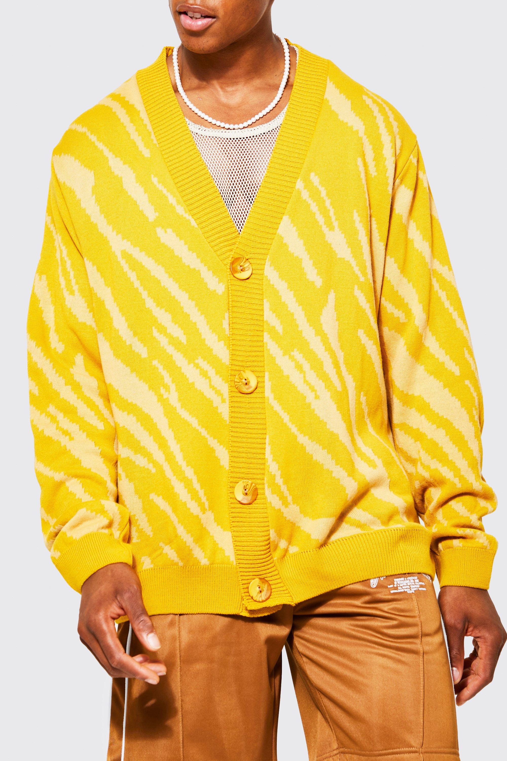 Boohoo sales mustard cardigan