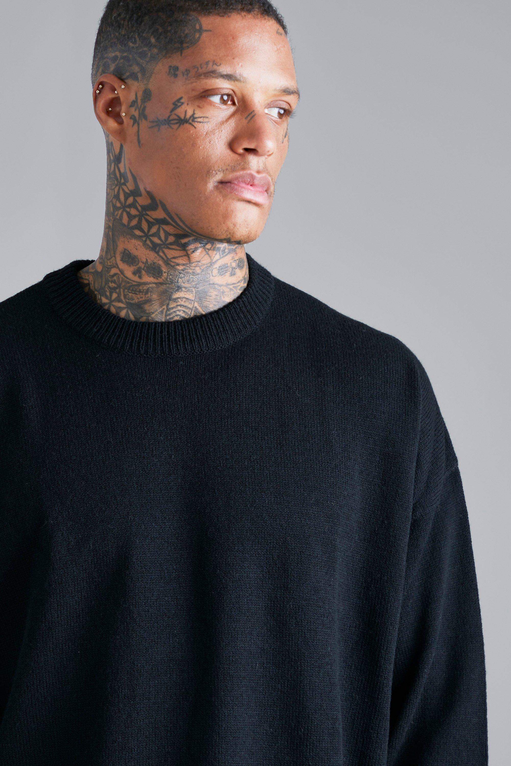 Black 2025 jumper oversized