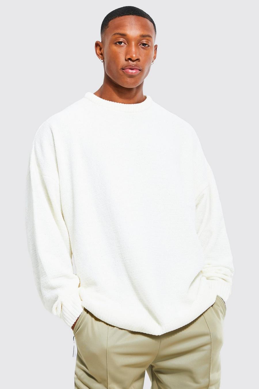 Oversize Pullover, Cream image number 1