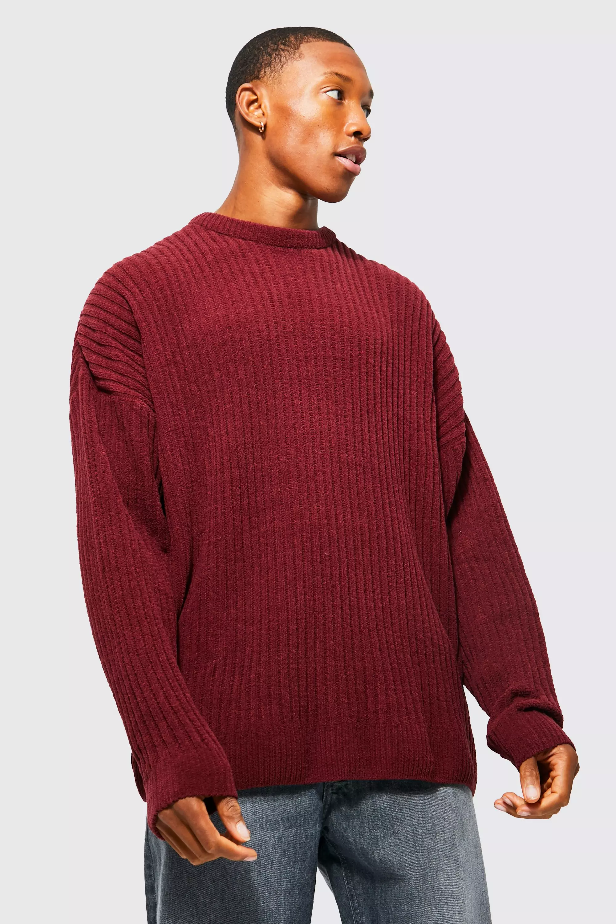 Burgundy 2025 chenille jumper