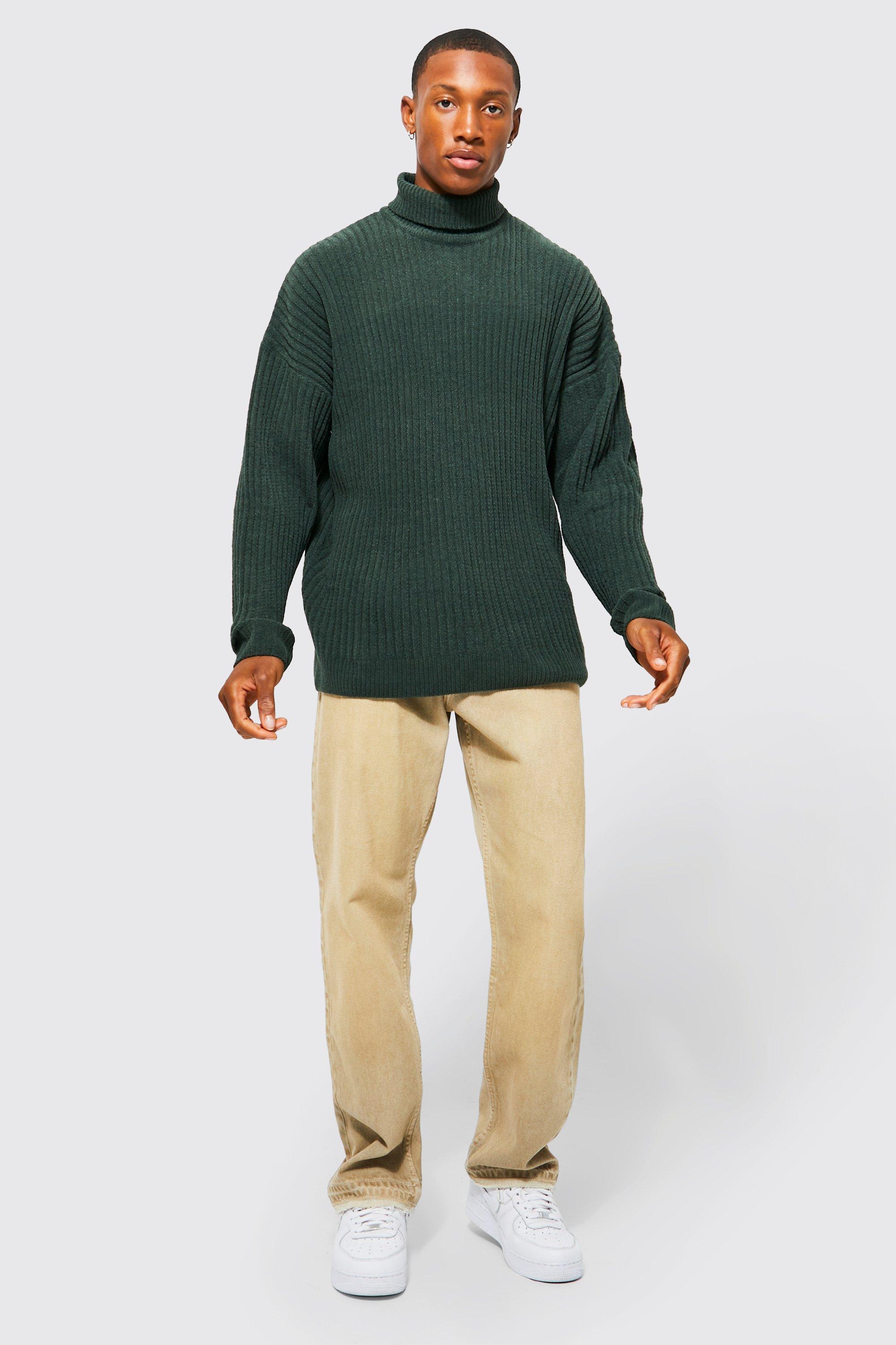 Roll neck hotsell chenille jumper