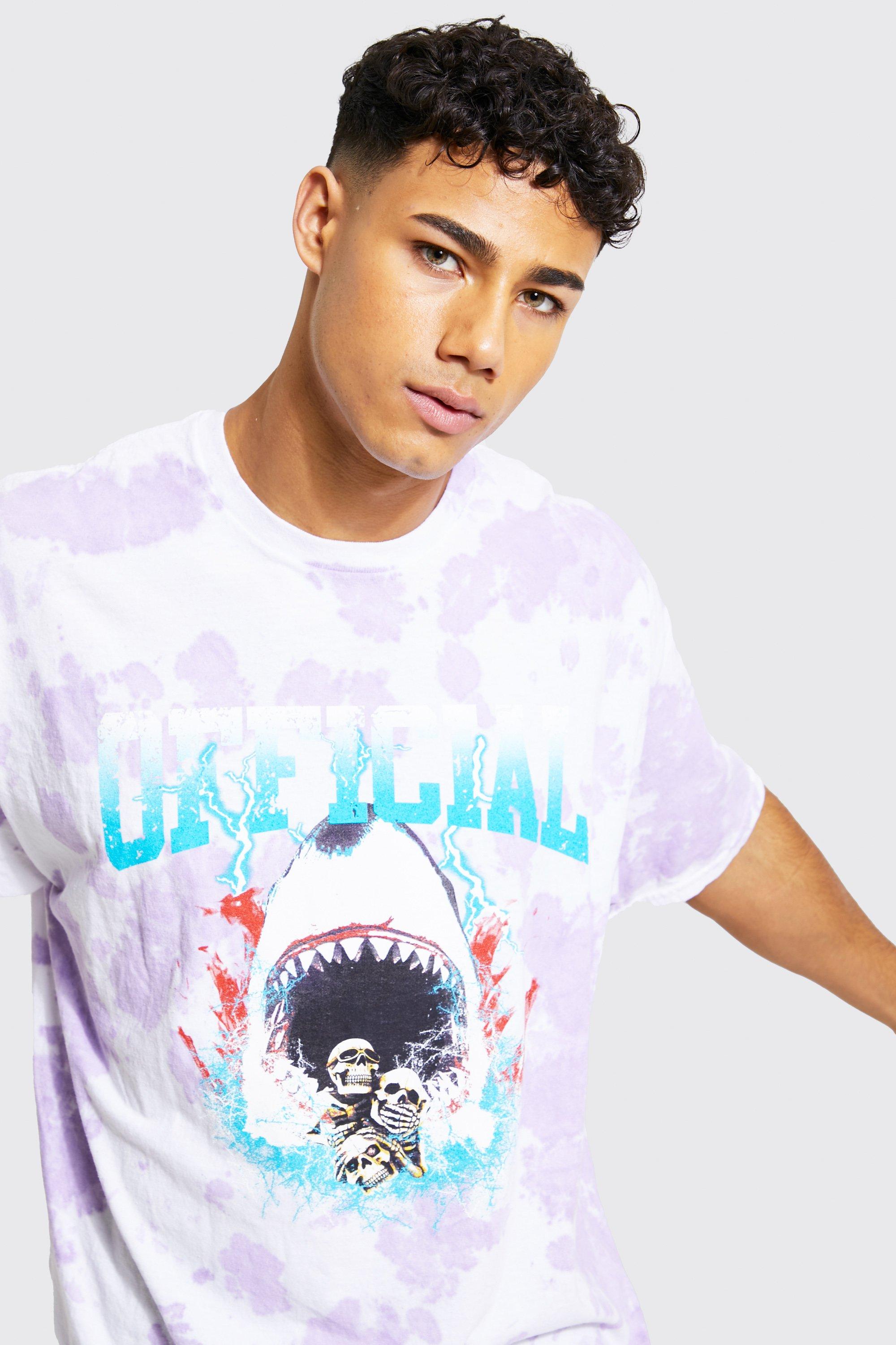 Tie dye sale shark shirt