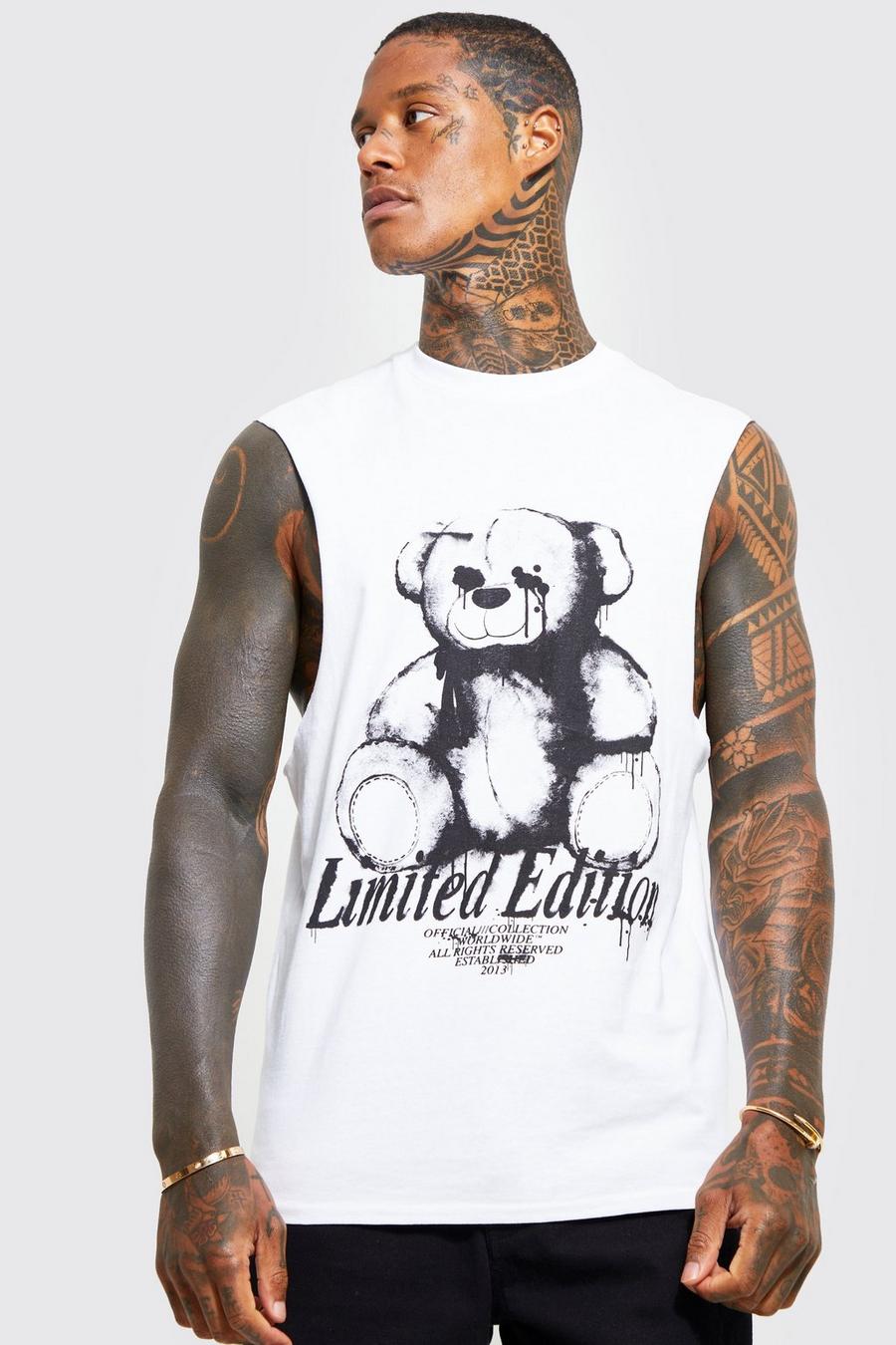 Limited Edition Teddy Tanktop, White weiß image number 1