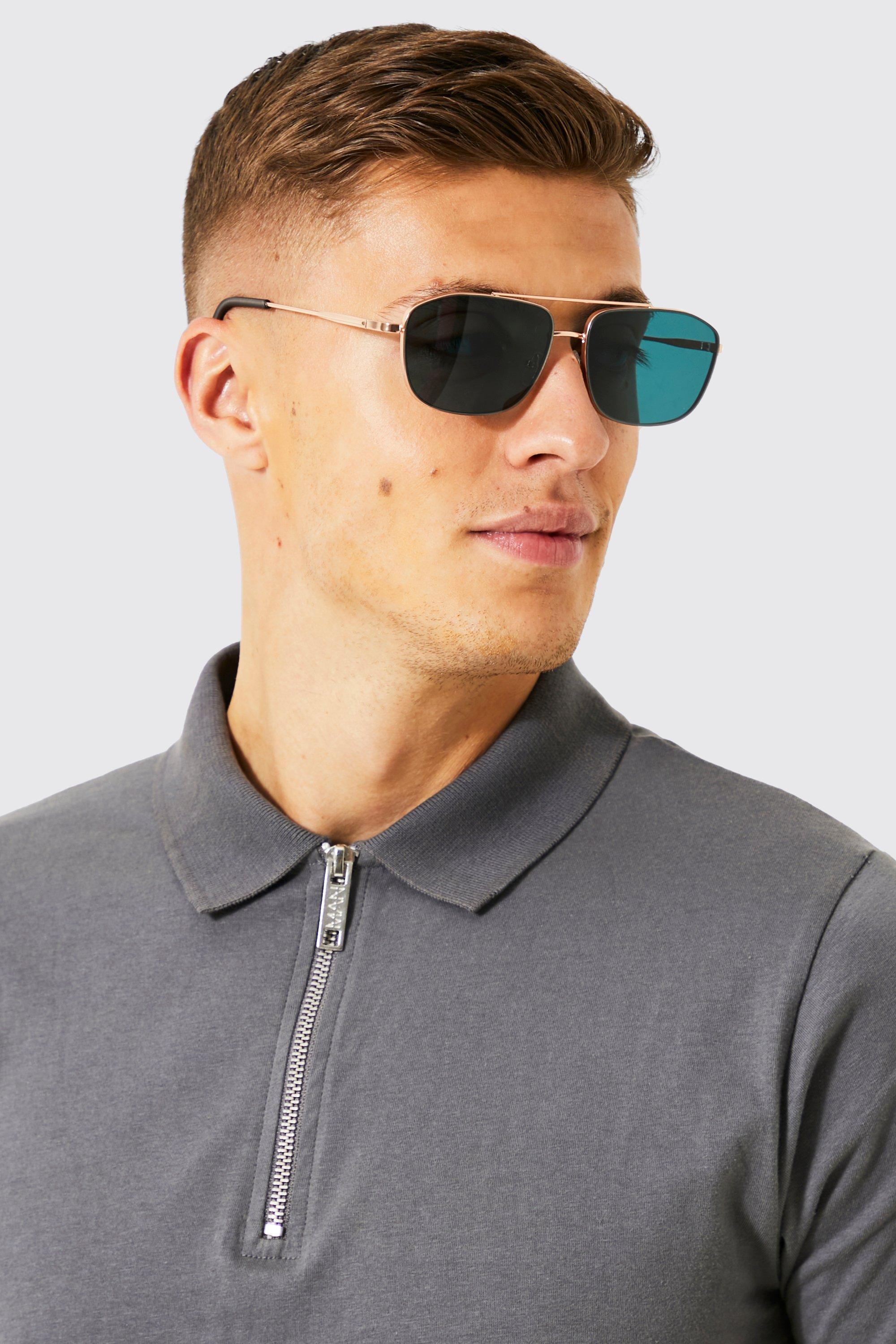 Ombre Rectangular Sunglasses