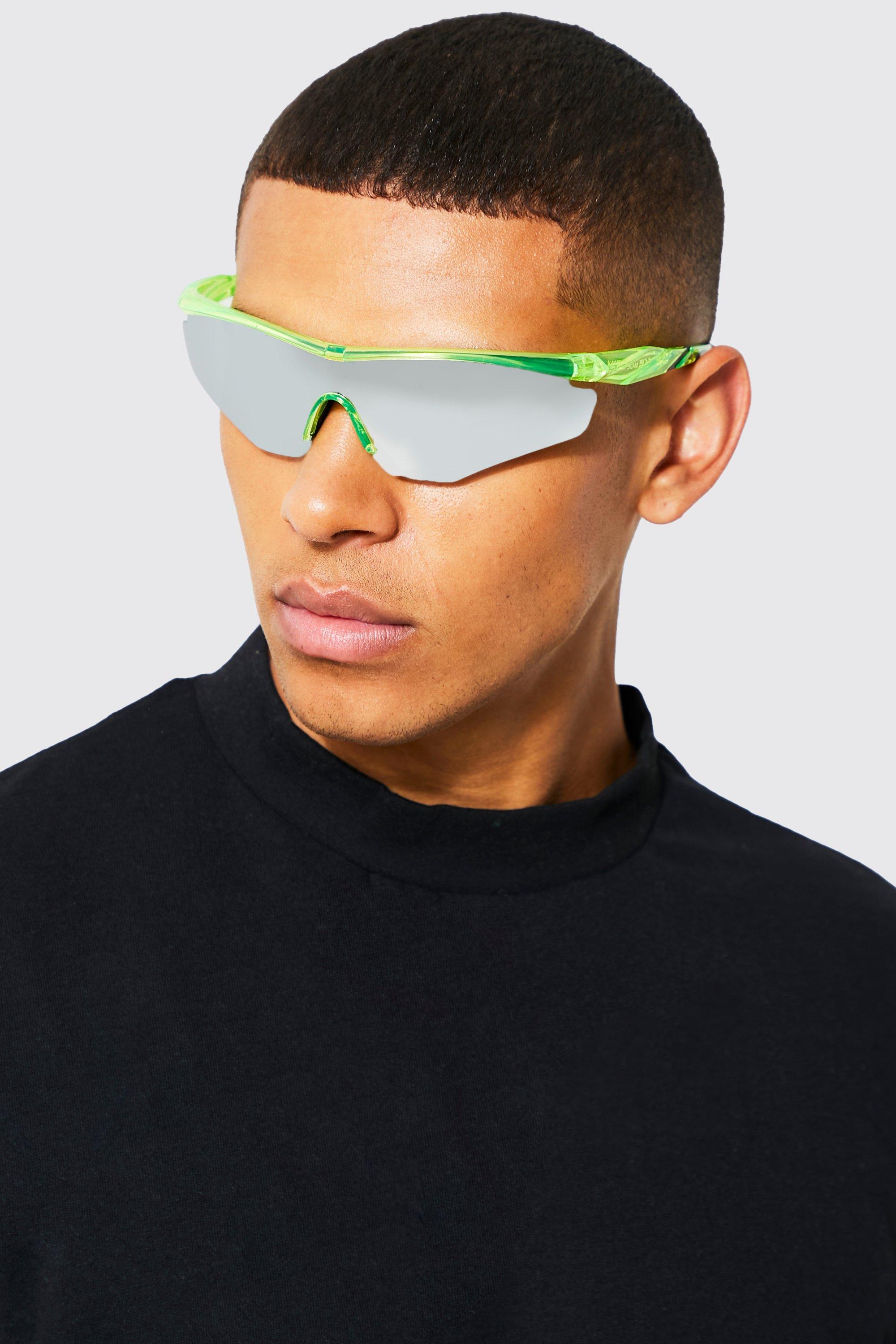 Neon store wrap sunglasses