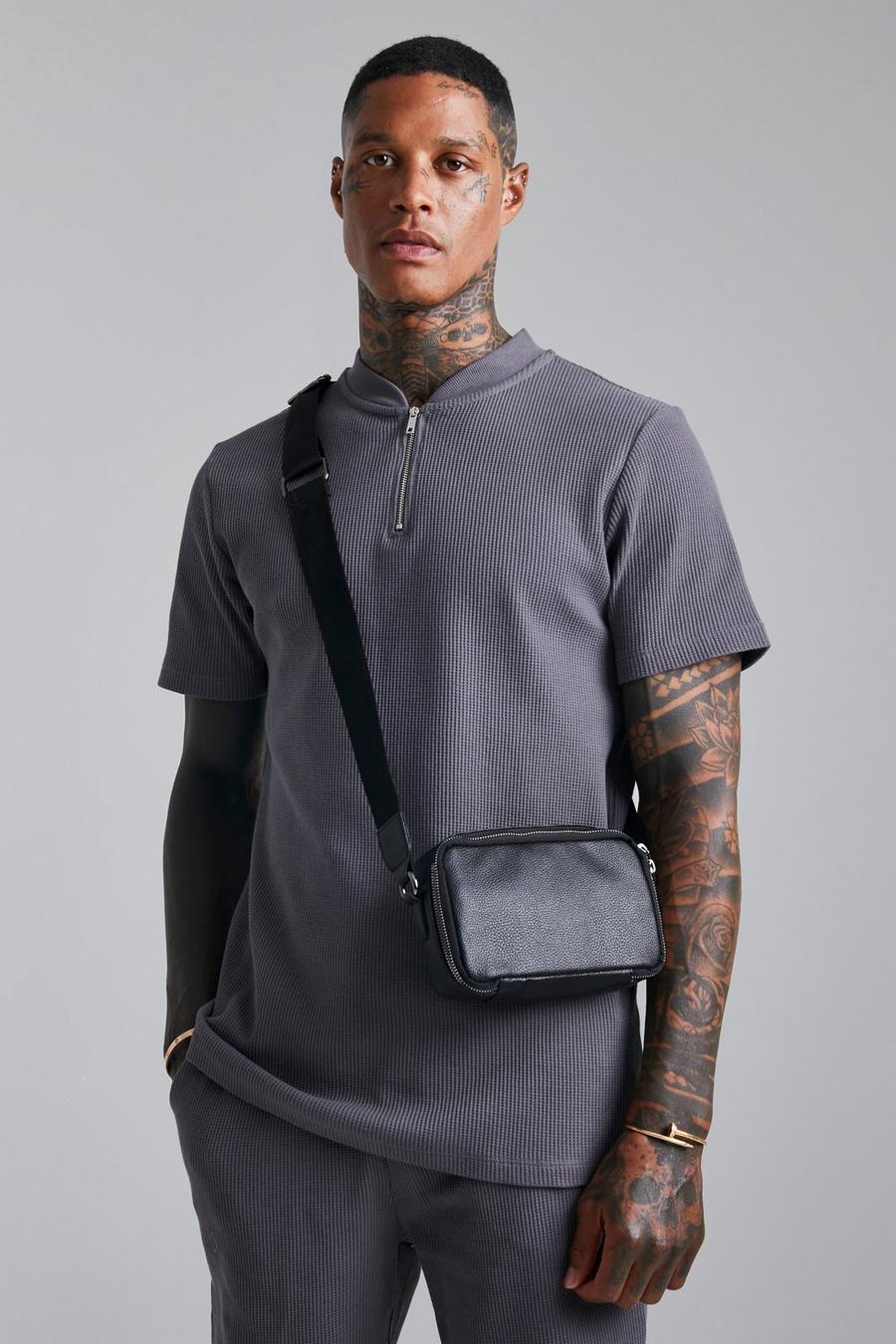 Black nero Smart Double Zip Box Bag 