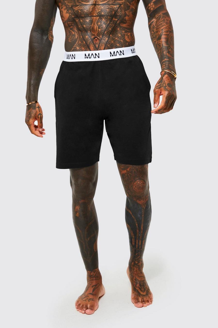 Black Core Man Dash Loungewear Shorts