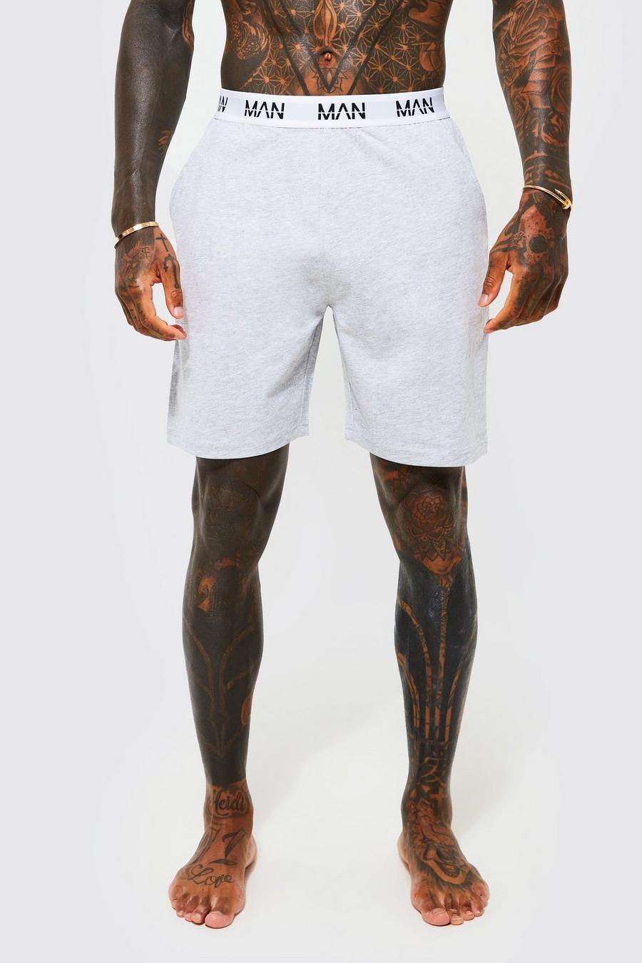 Man Dash Loungewear-Shorts, Grey