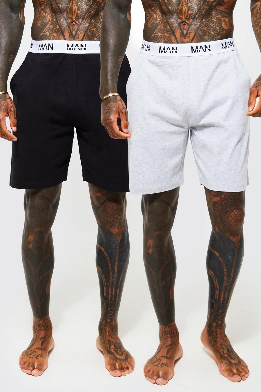 Lot de 2 shorts confort à bande contrastante - MAN, Multi image number 1