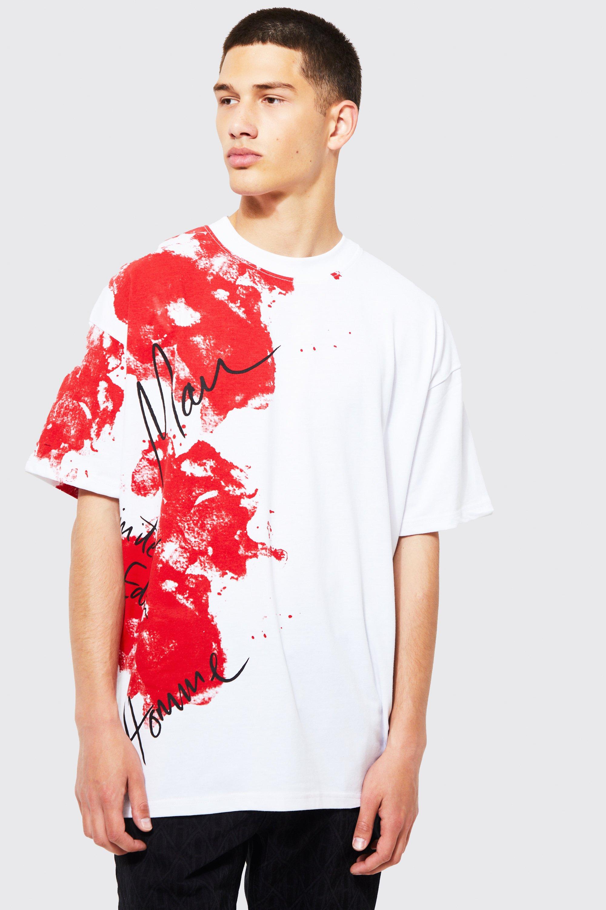 Off white hotsell liquid spots tee