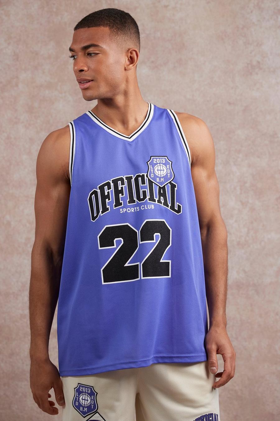 Oversize Official Airtex-Tanktop, Blue image number 1