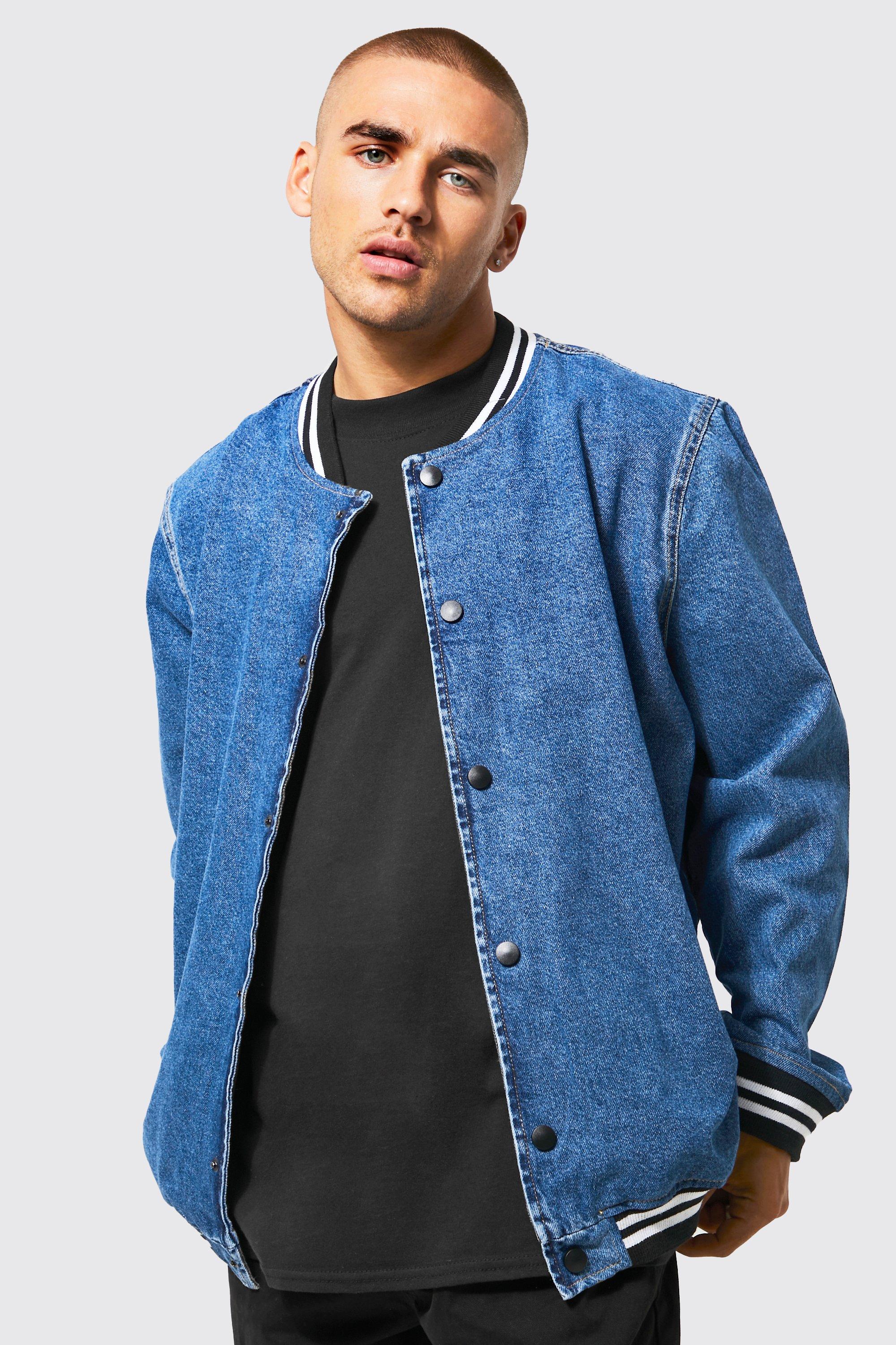 denim bomber jacket