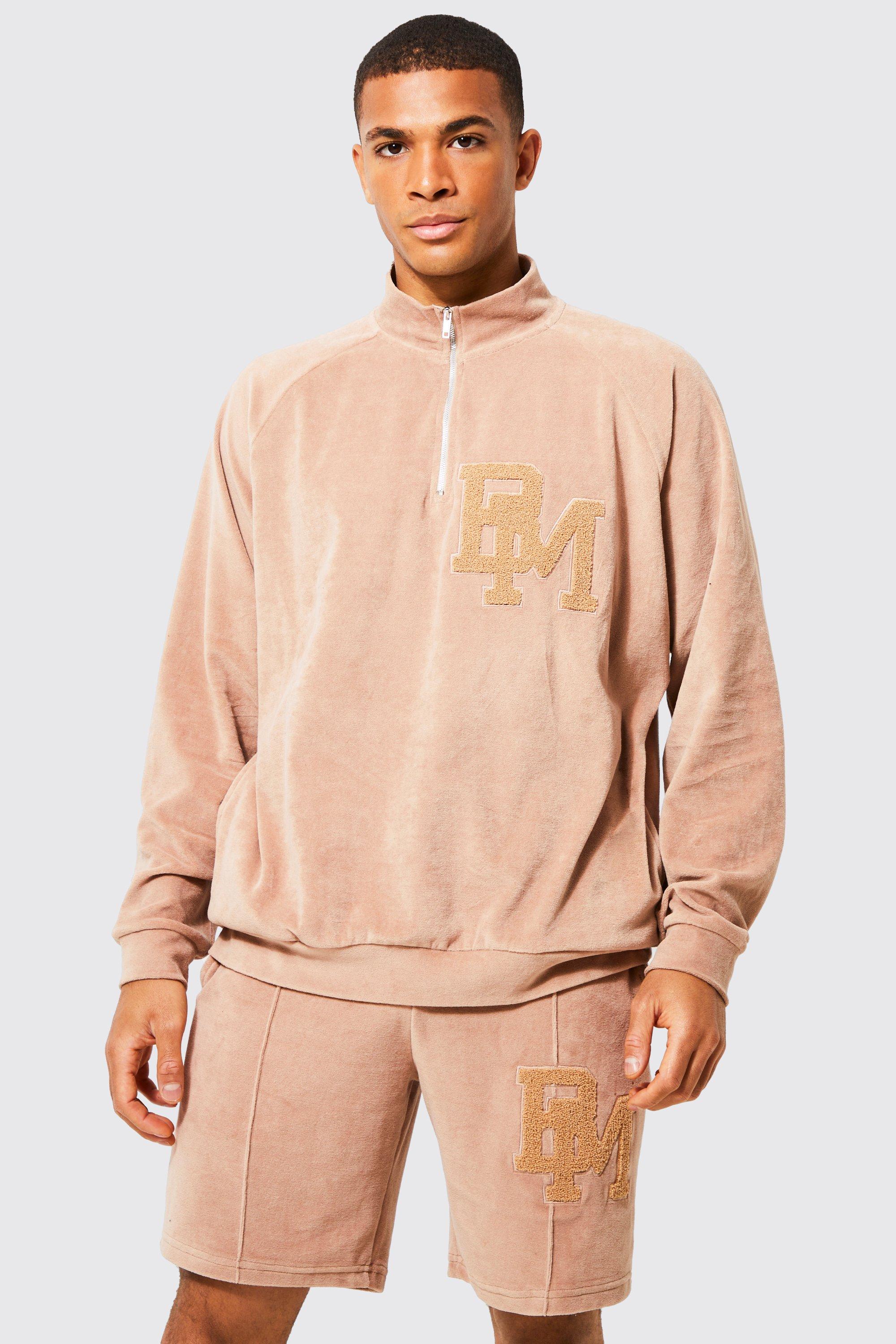 Velour short hot sale sweatsuit