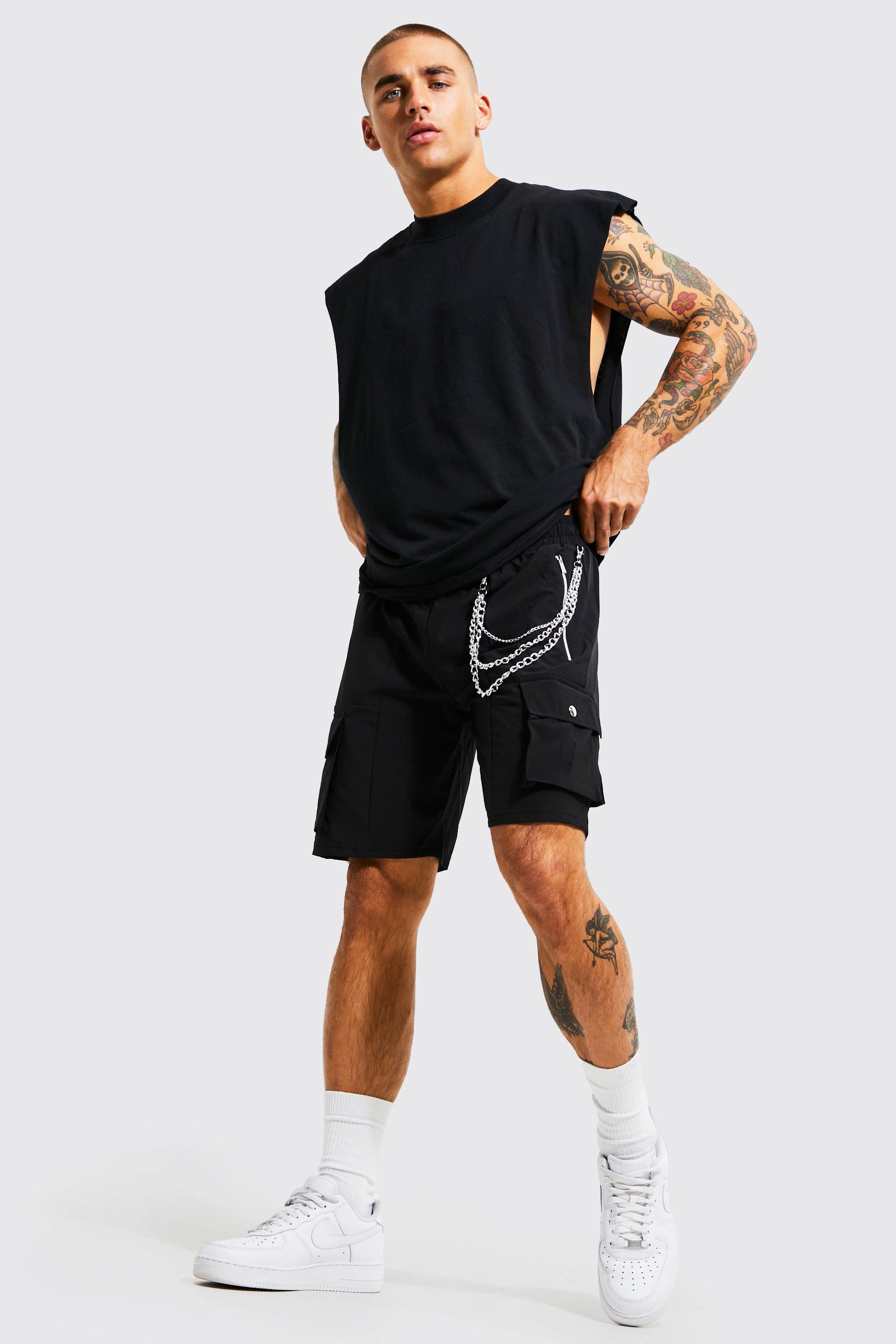 Man Active Lightweight 5inch Cargo Shorts