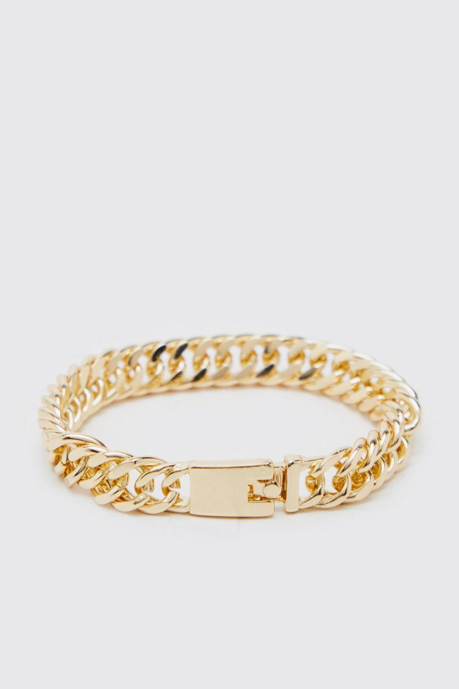 Gold metallic Chunky Clip Bracelet